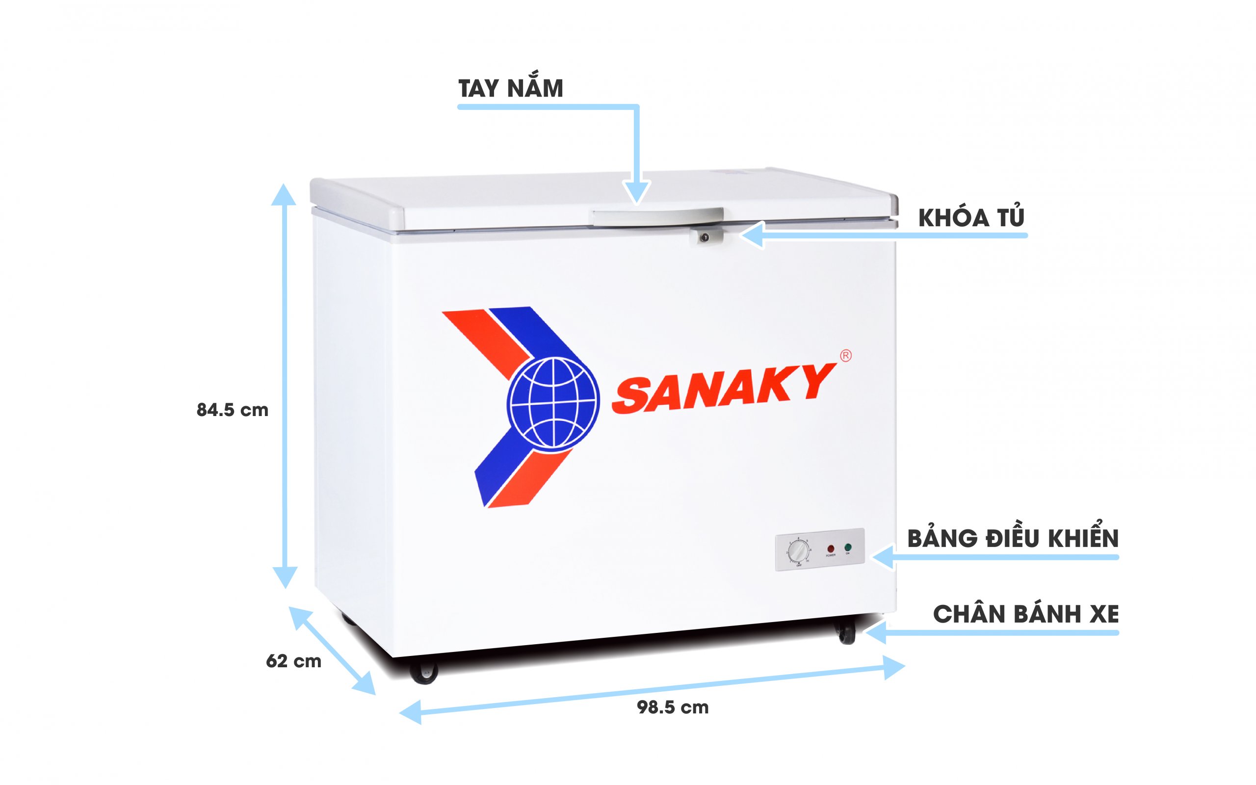 Tủ Đông Sanaky VH-255HY2