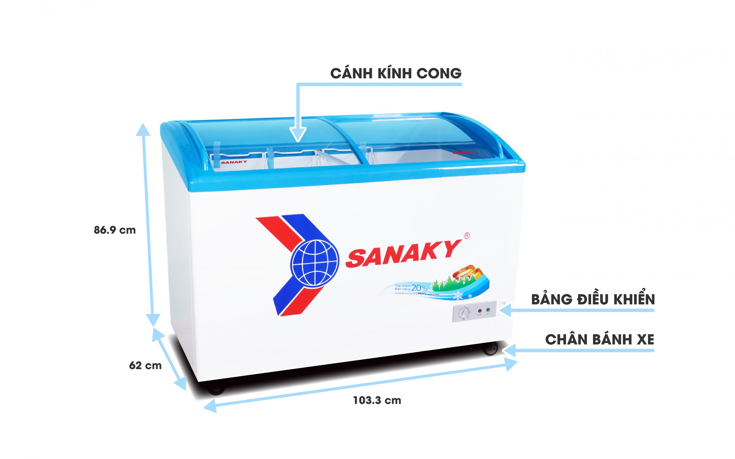 Tủ Đông Sanaky VH-3899K