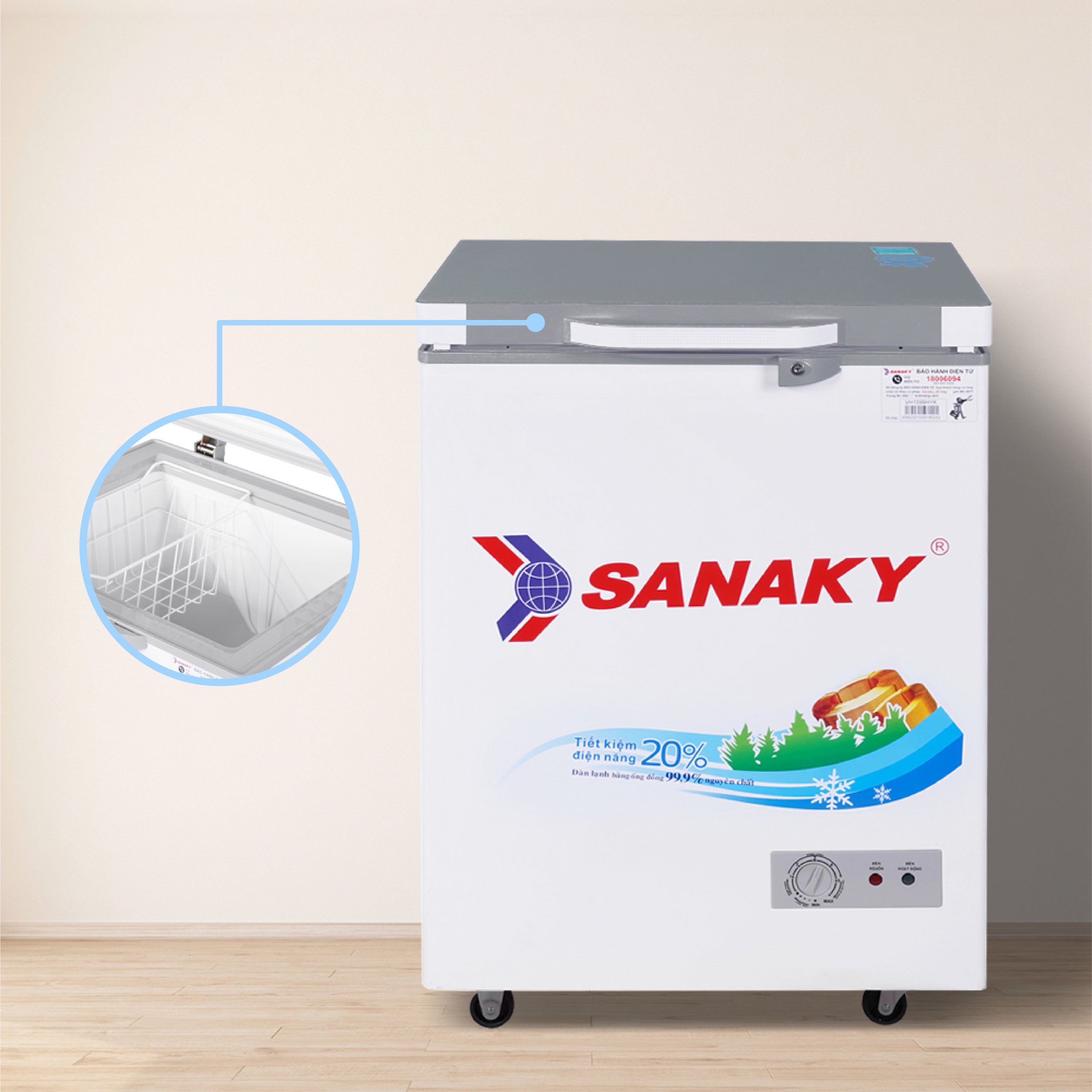 Tủ Đông Sanaky VH-1599HYK