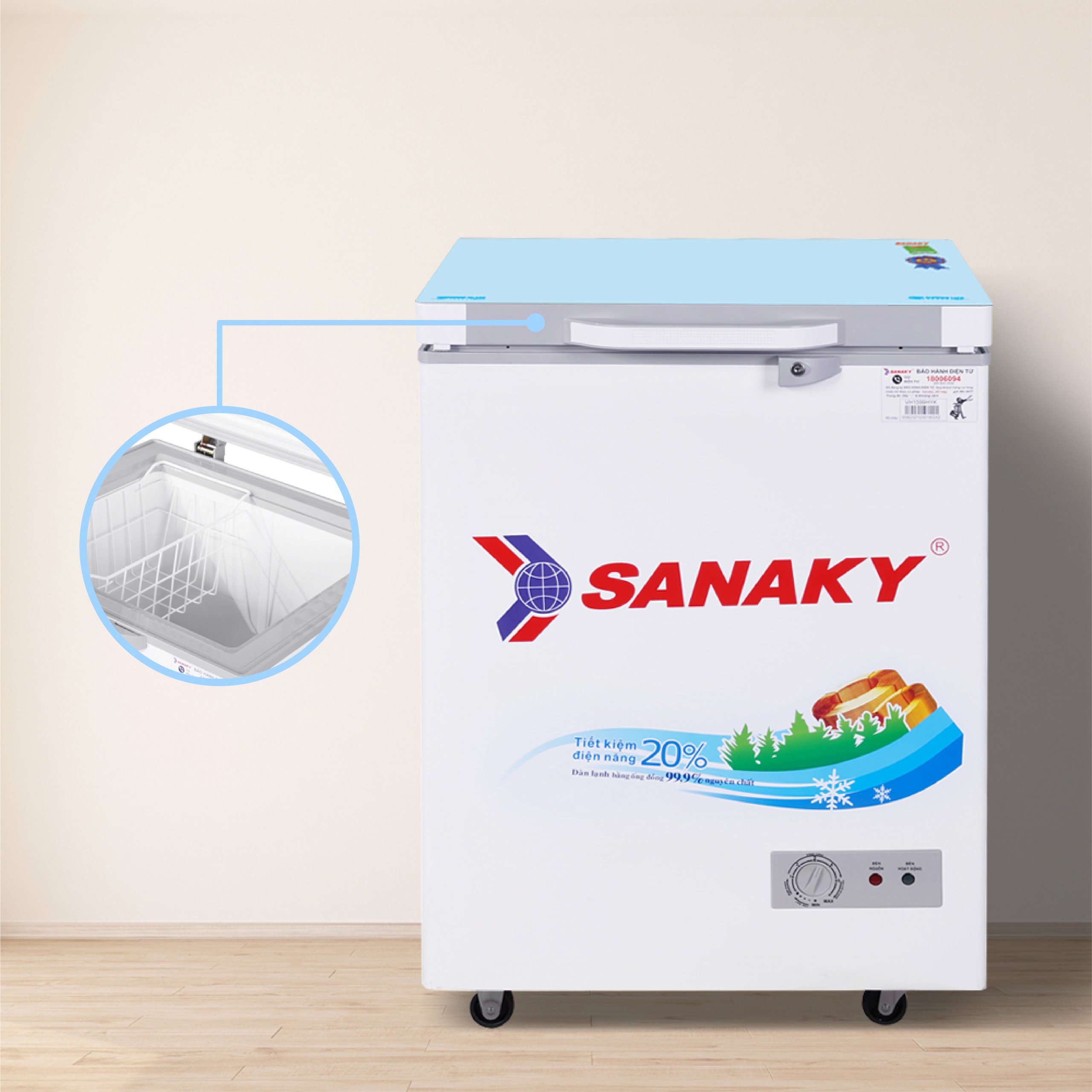 Tủ Đông Sanaky VH-1599HYKD