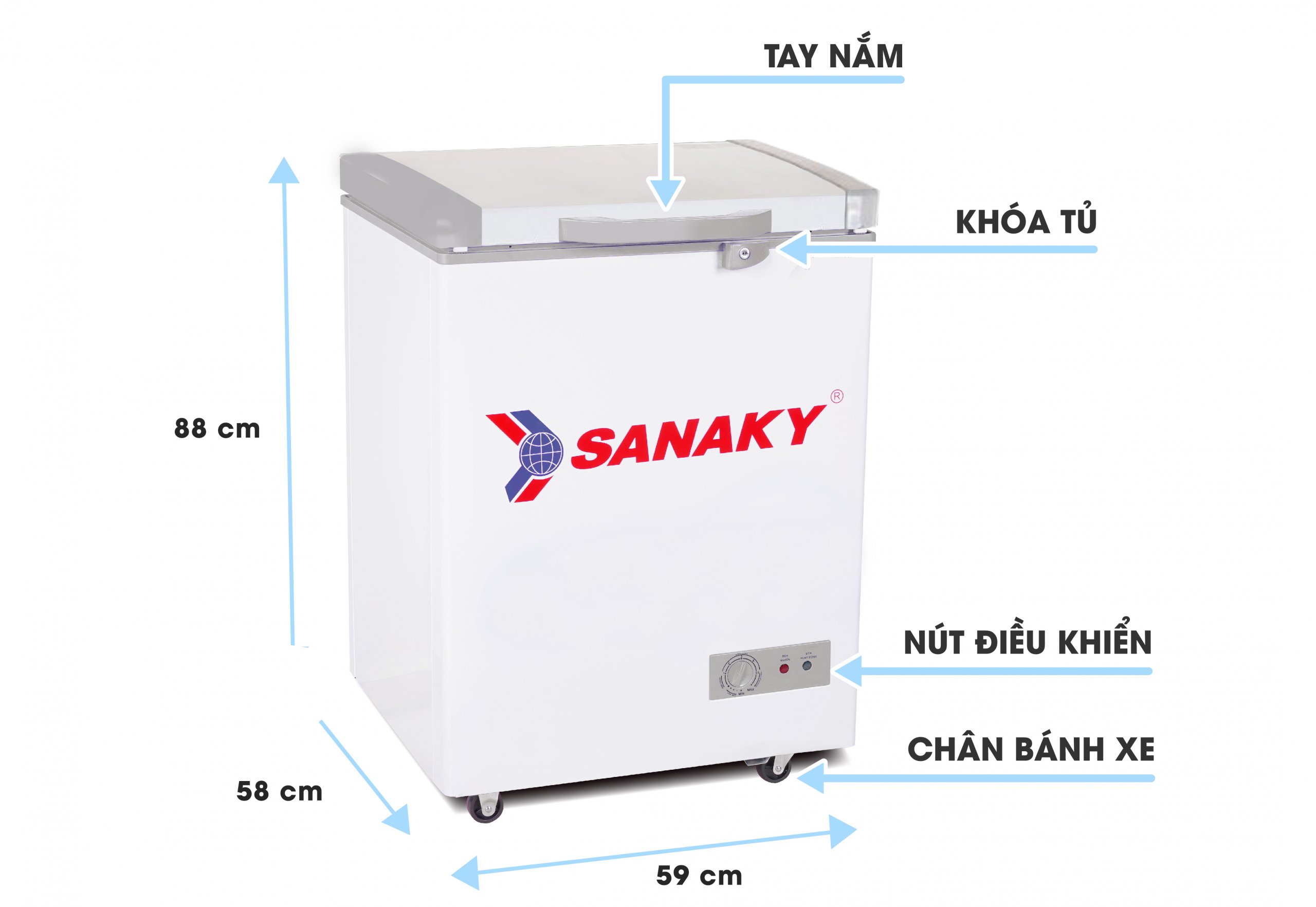 Tủ Đông Sanaky VH-382KB