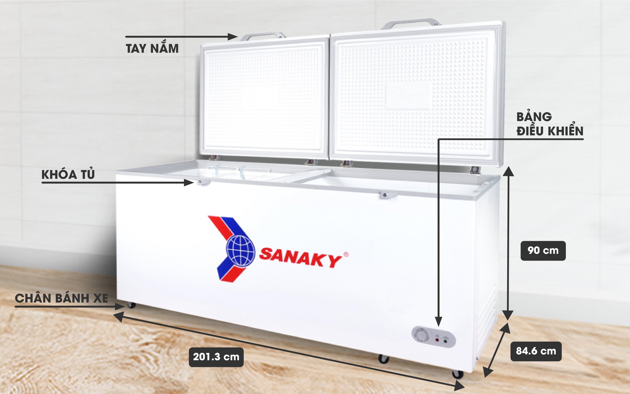 Tủ Đông Sanaky VH-868HY2