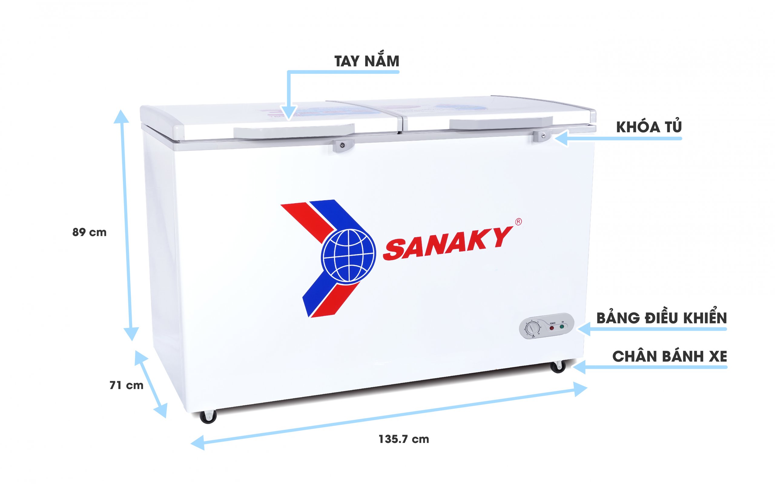 Tủ Đông Sanaky VH-568HY2