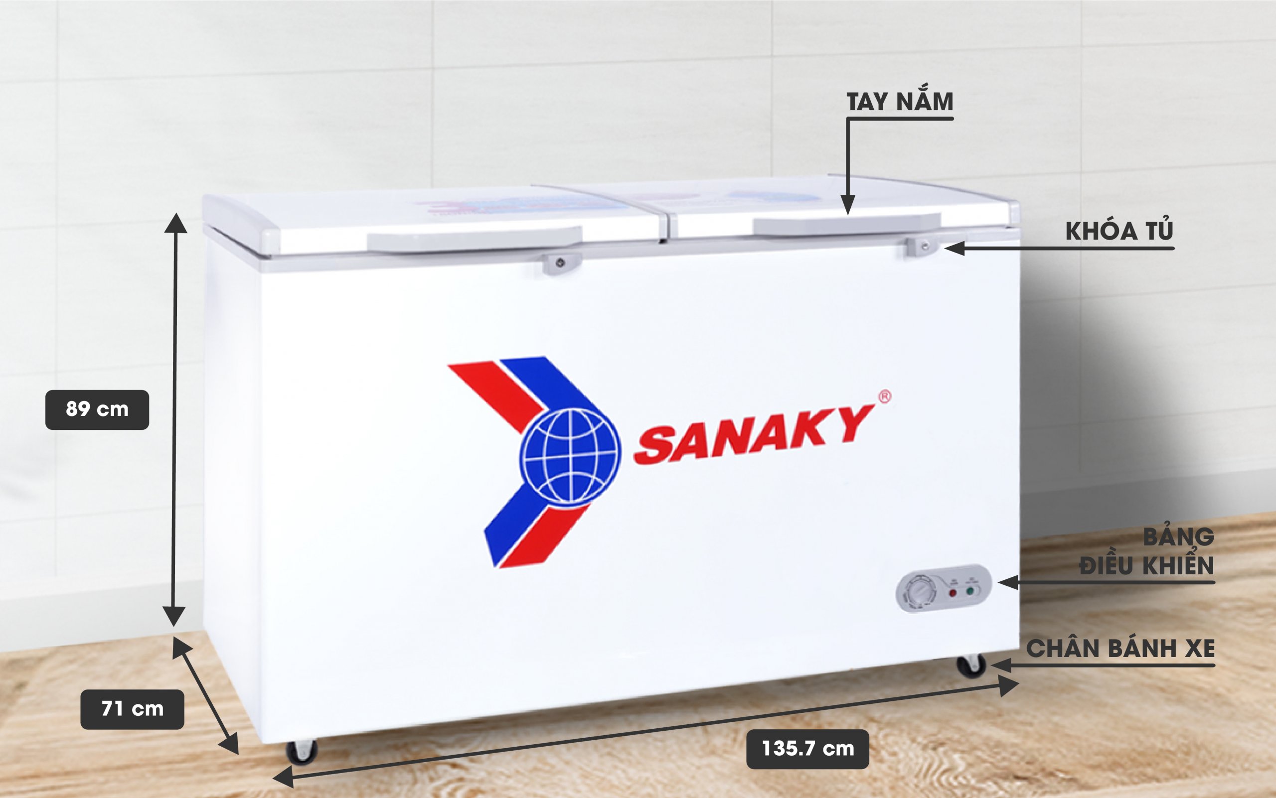 Tủ Đông Sanaky VH-568HY2