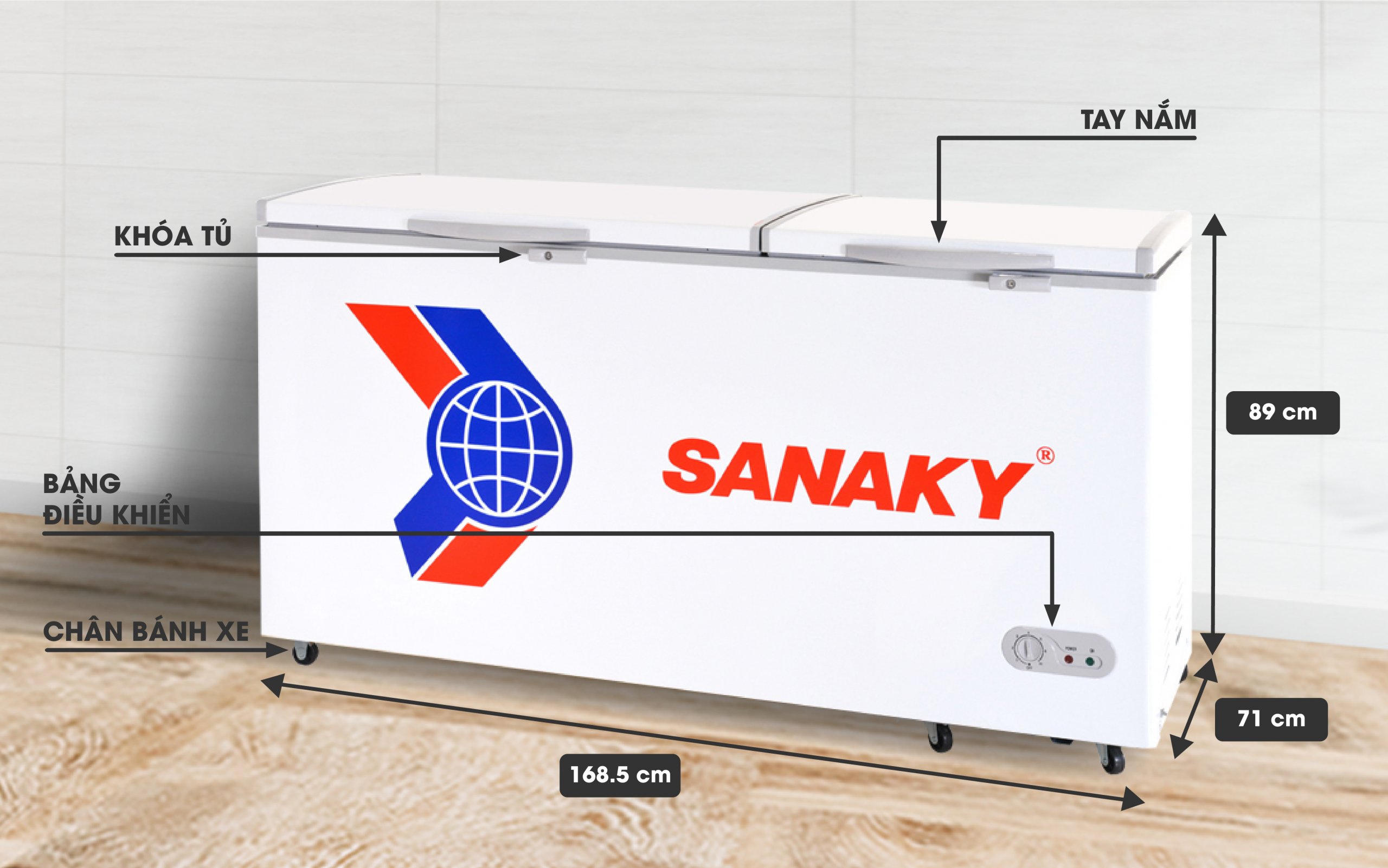 Tủ Đông Sanaky VH-668HY2
