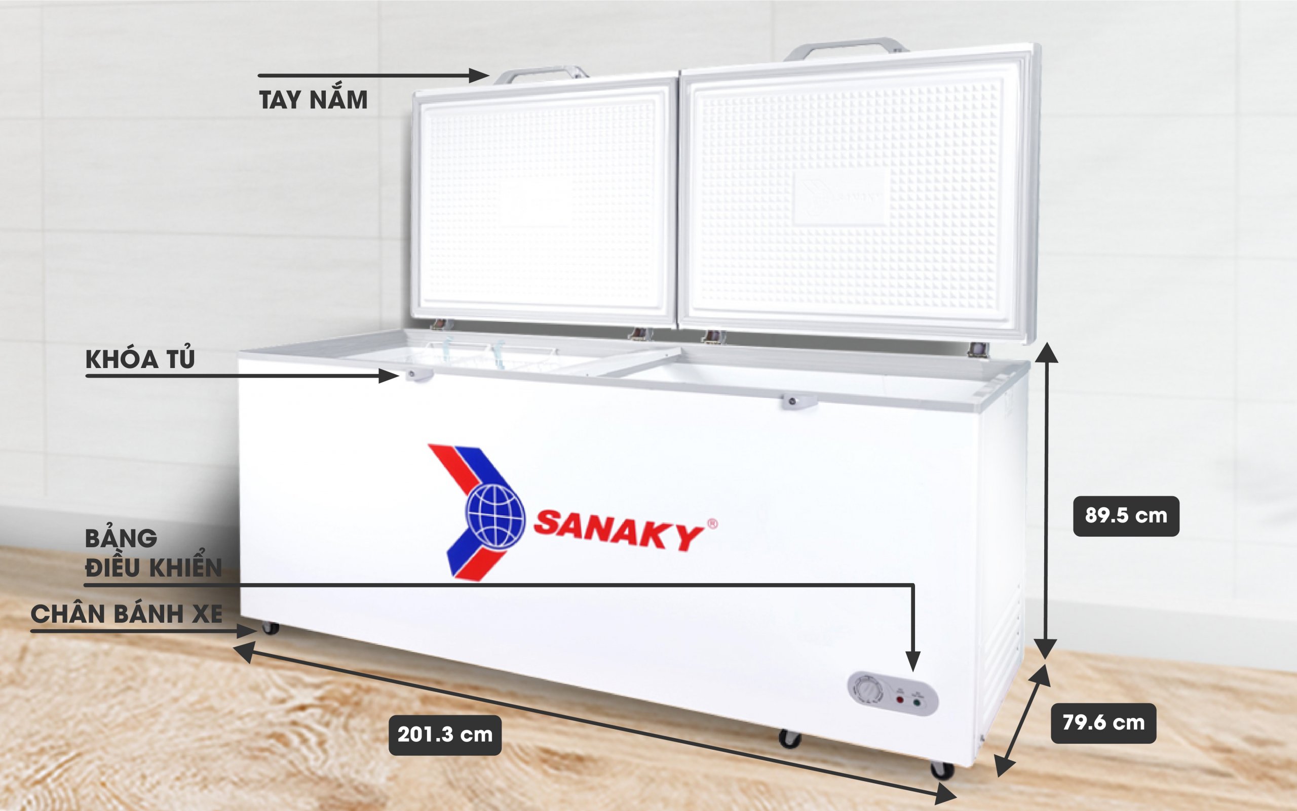 Tủ Đông Sanaky VH-868HY2