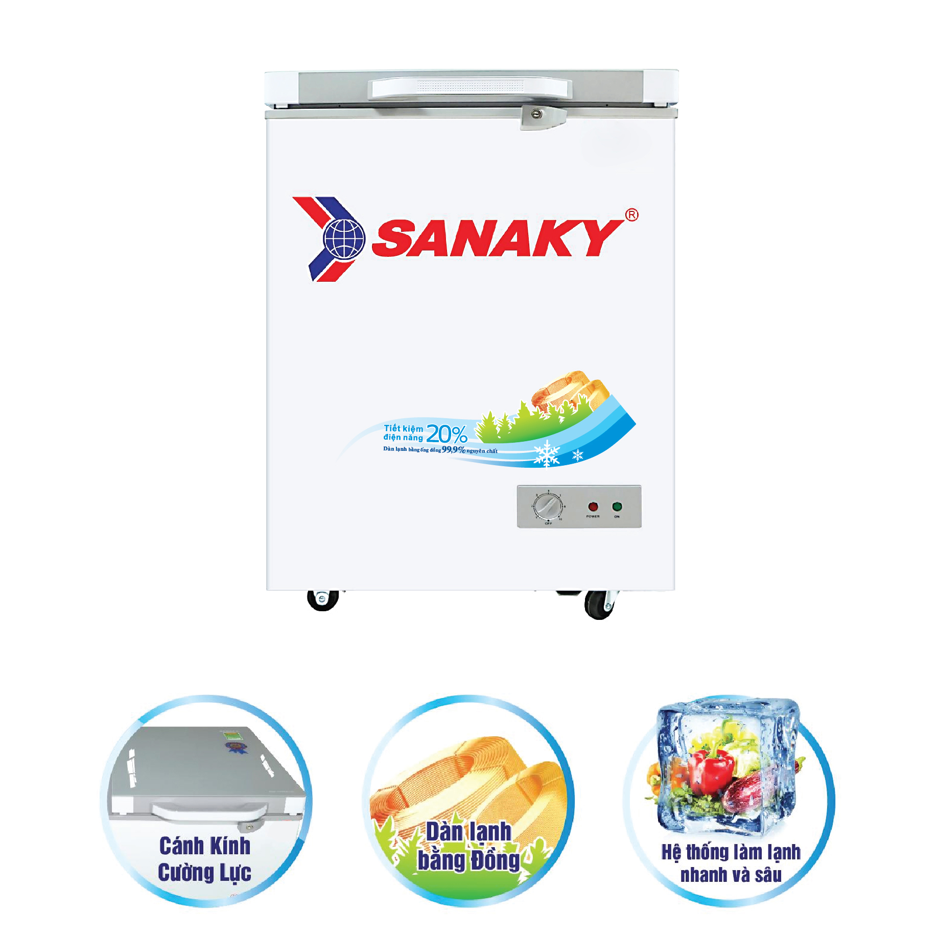 Tủ Đông Sanaky VH-1599HYK