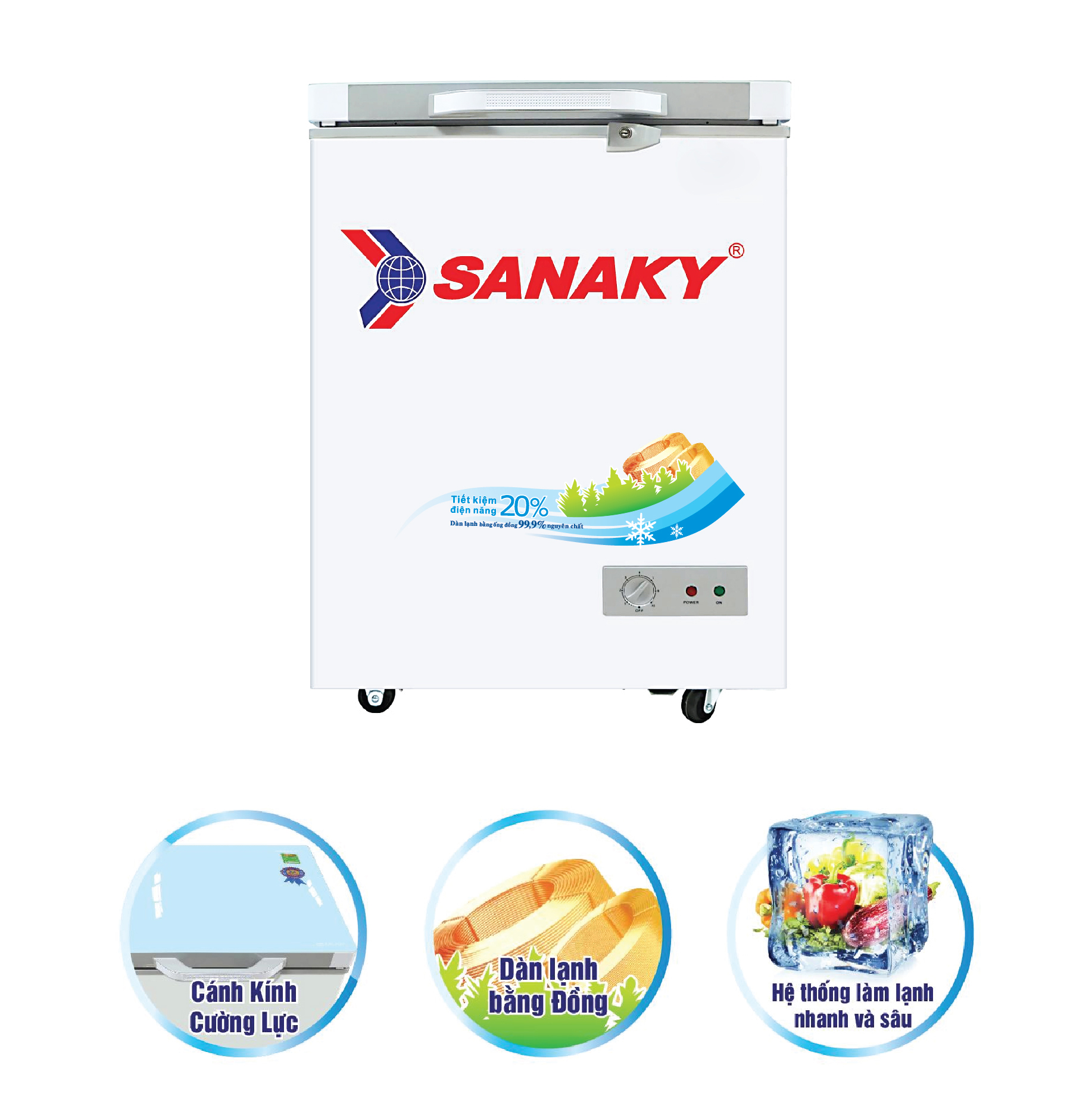 Tủ Đông Sanaky VH-1599HYKD