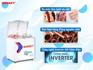 Các công nghệ nổi bật của tủ đông Sanaky