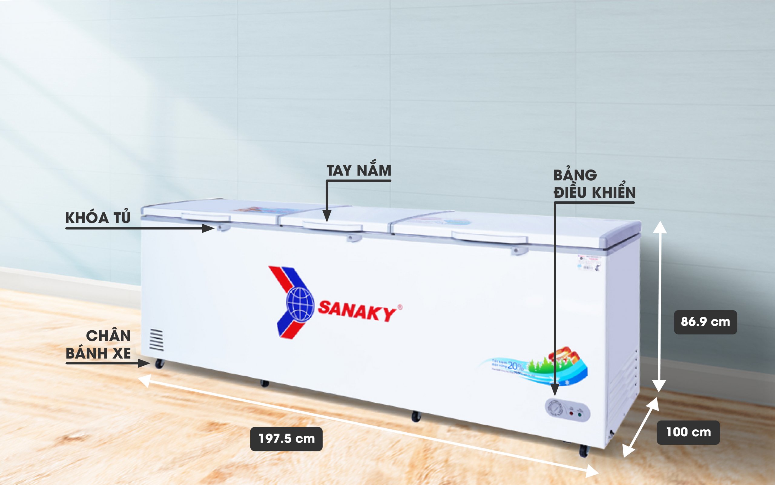 Tủ Đông Sanaky VH-1199HY