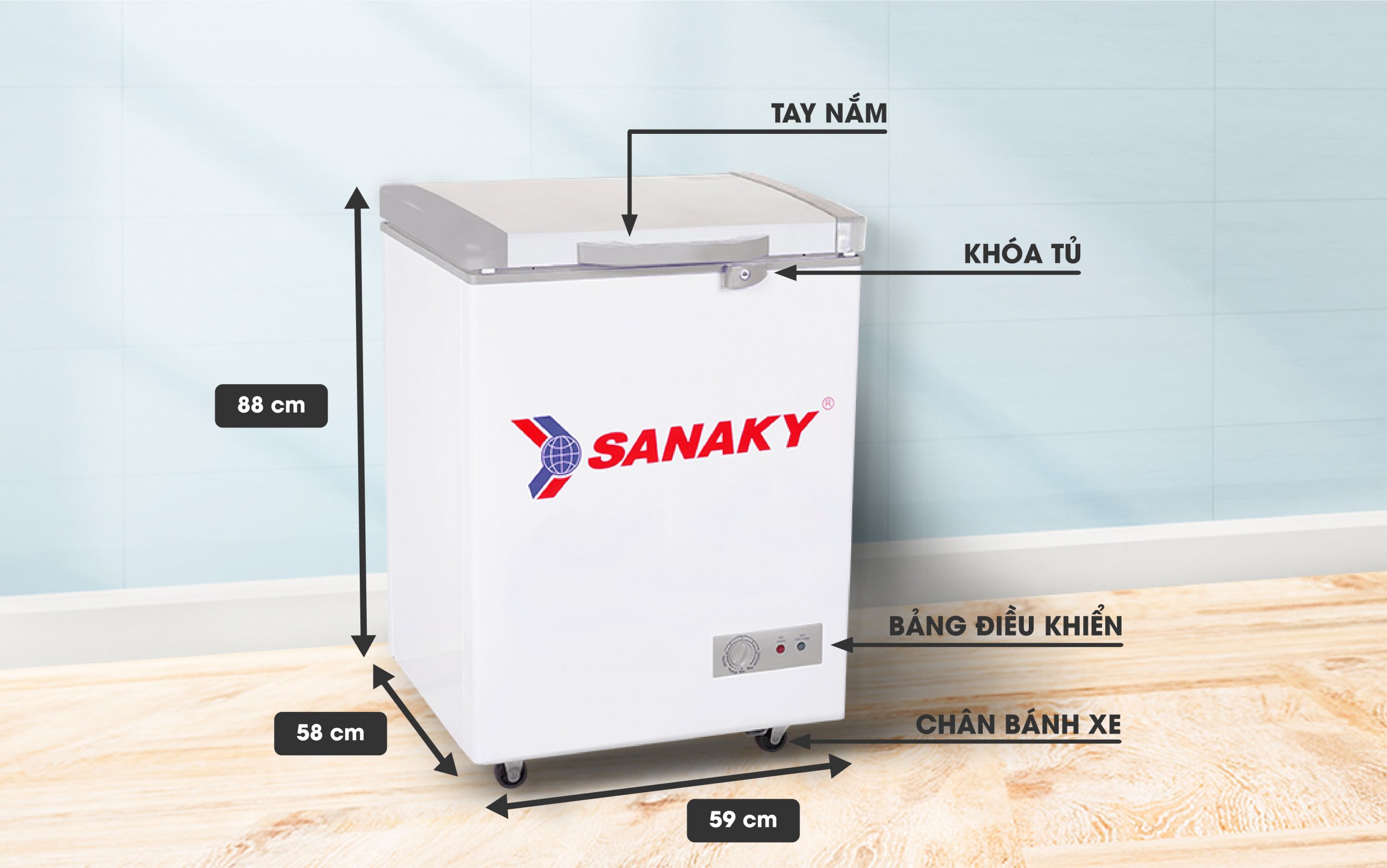 Tủ Đông Sanaky VH-999K
