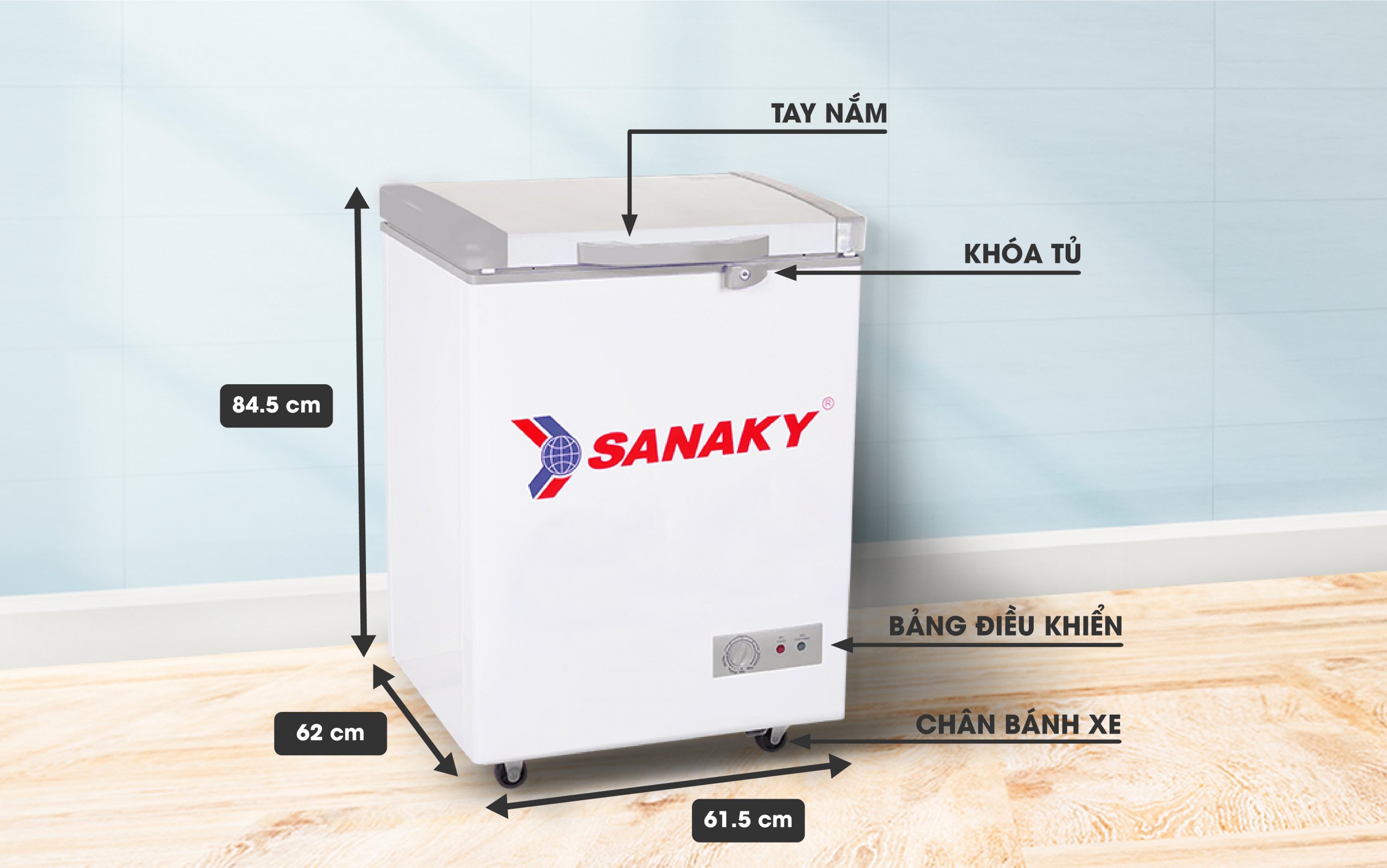 Tủ Đông Sanaky VH-150HY2