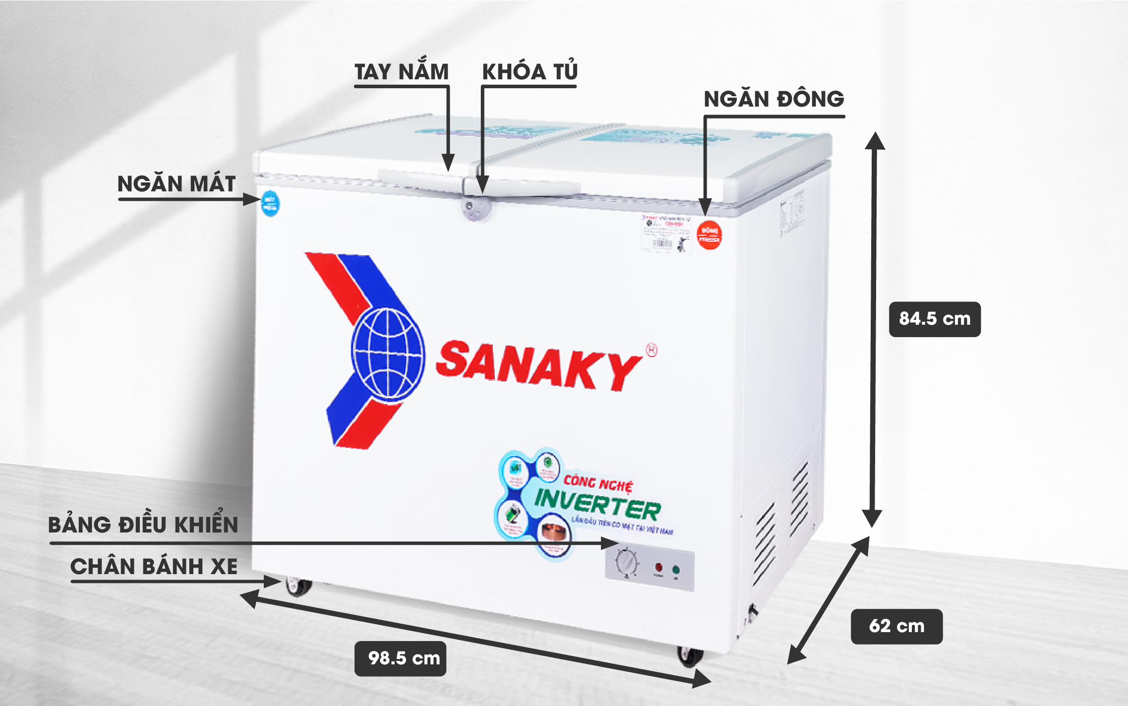 Tủ Mát Sanaky VH-408KL