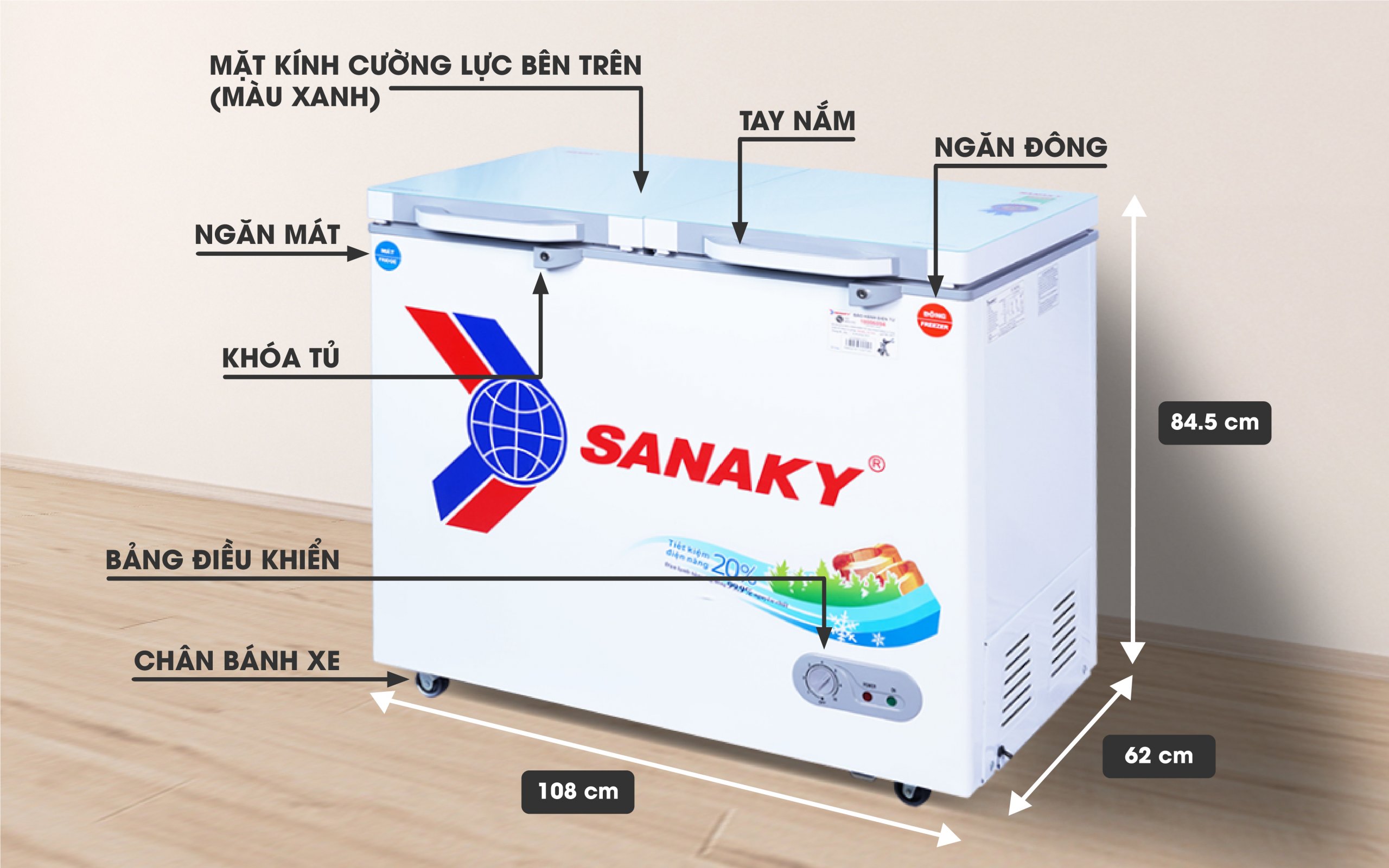 Tủ Đông Sanaky VH-2899W2KD