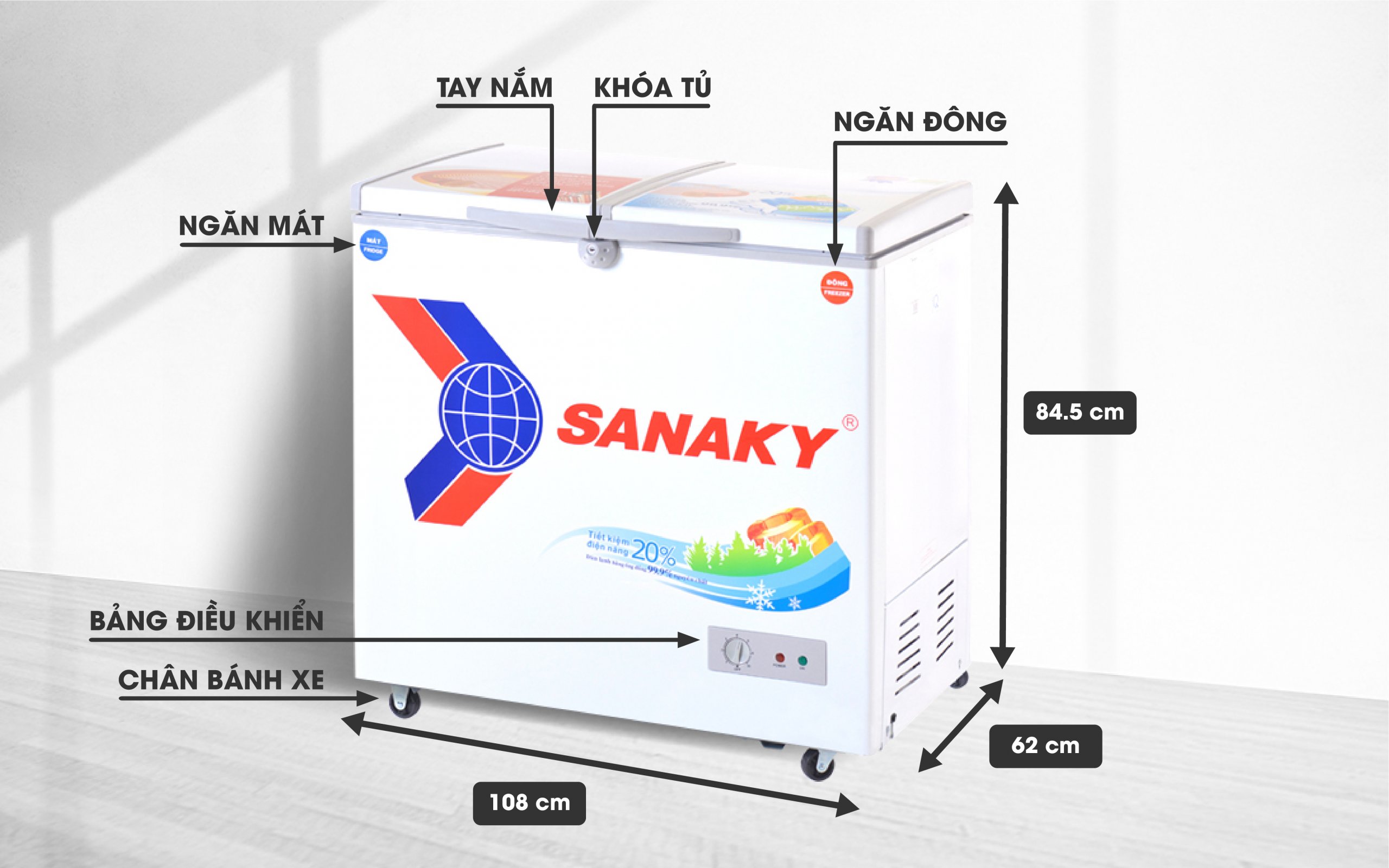 Tủ Đông Sanaky VH-2899W1