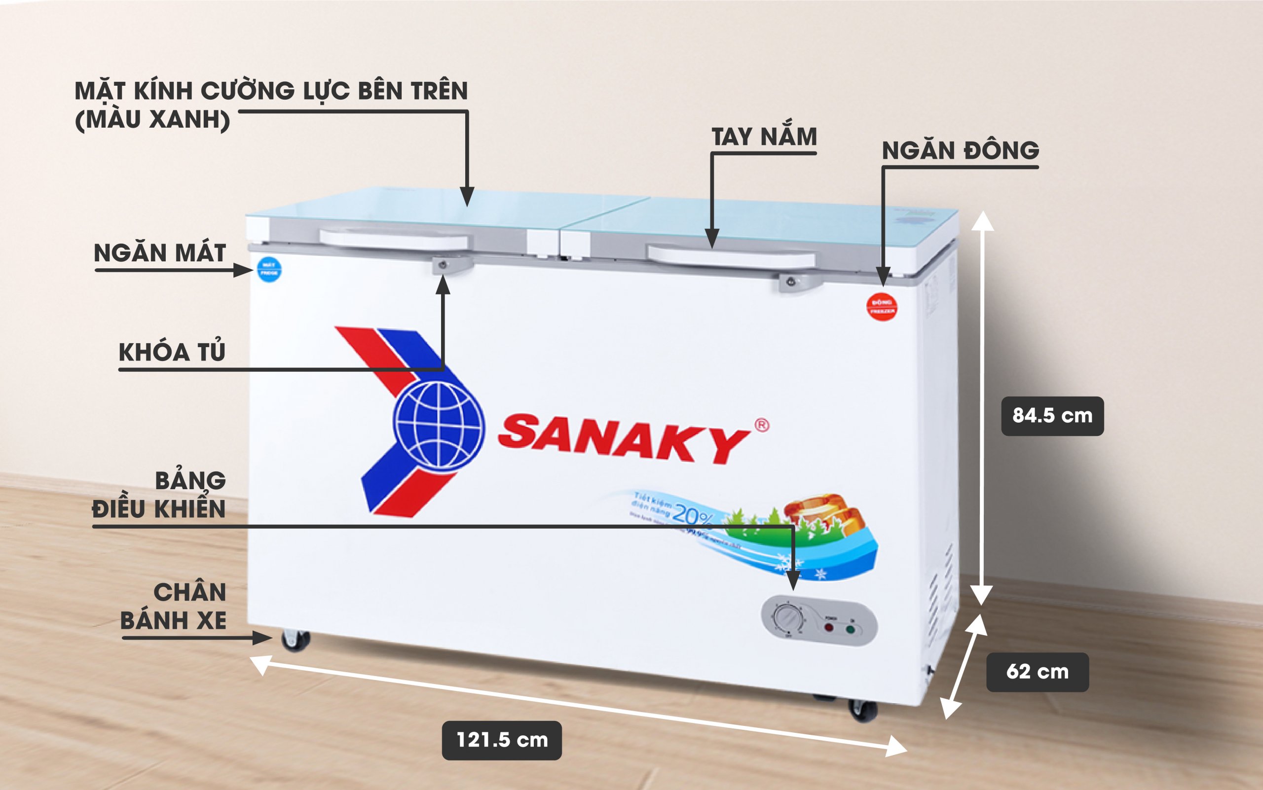 Tủ Đông Sanaky VH-3699W2KD