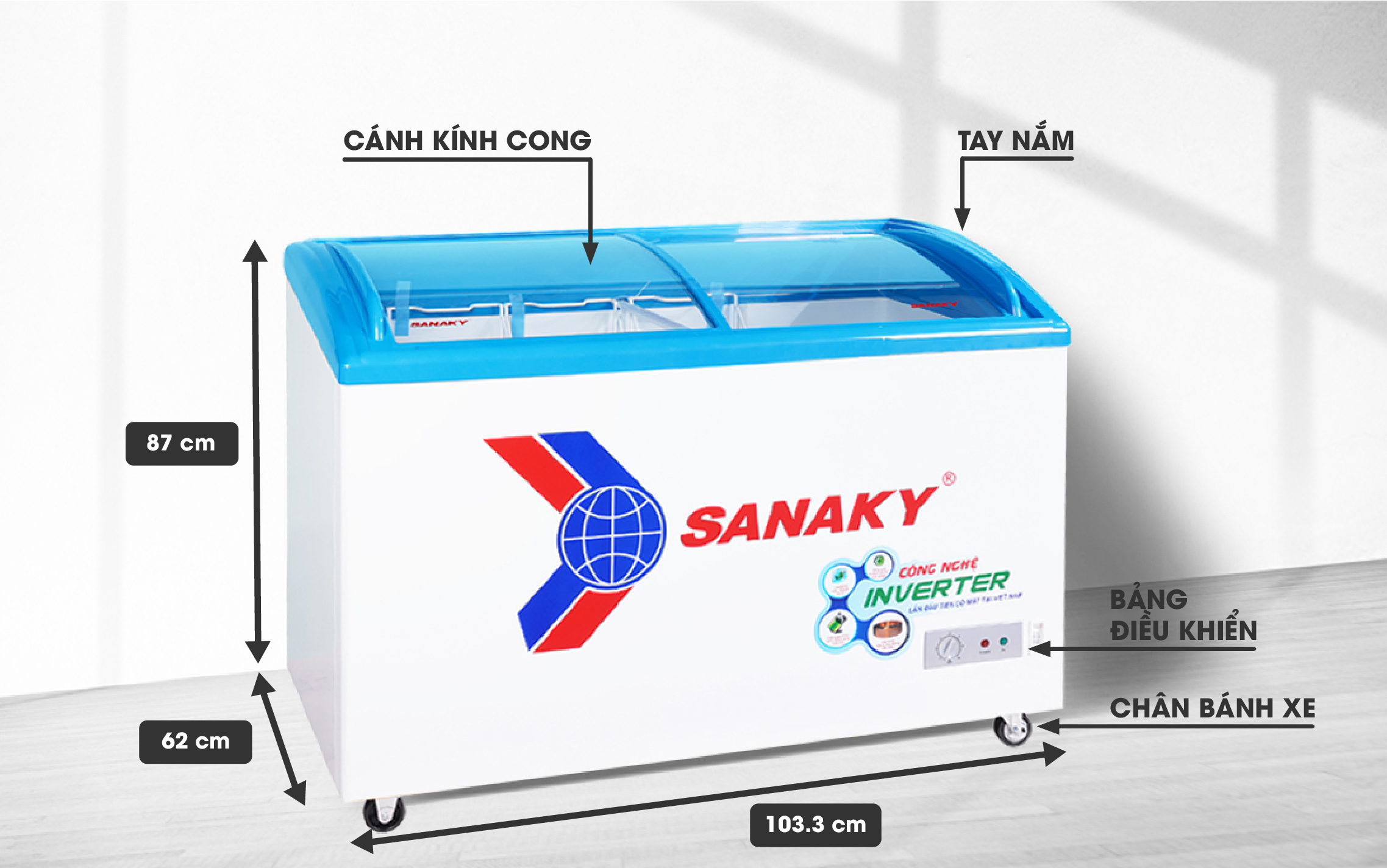 Tủ Đông Sanaky VH-3899K3