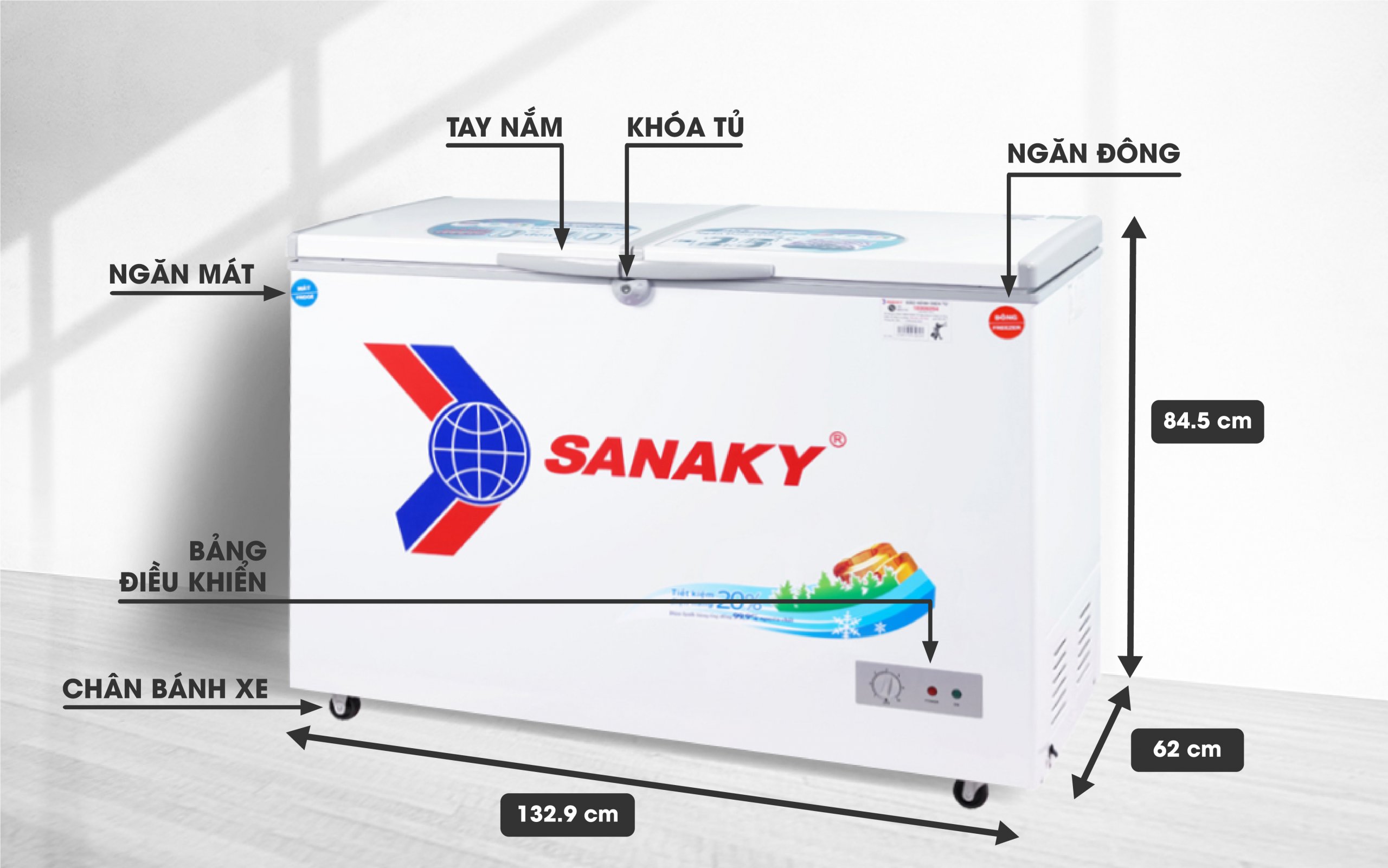 Tủ Đông Sanaky VH-4099W1