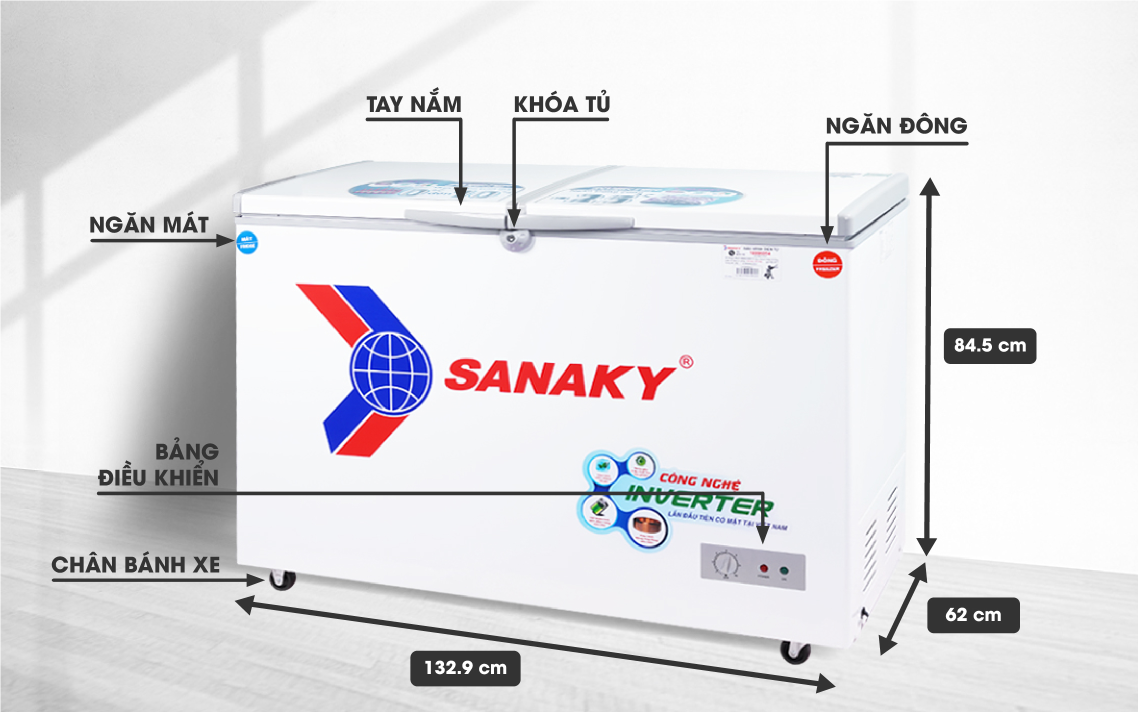 Tủ Đông Sanaky VH-4099W3