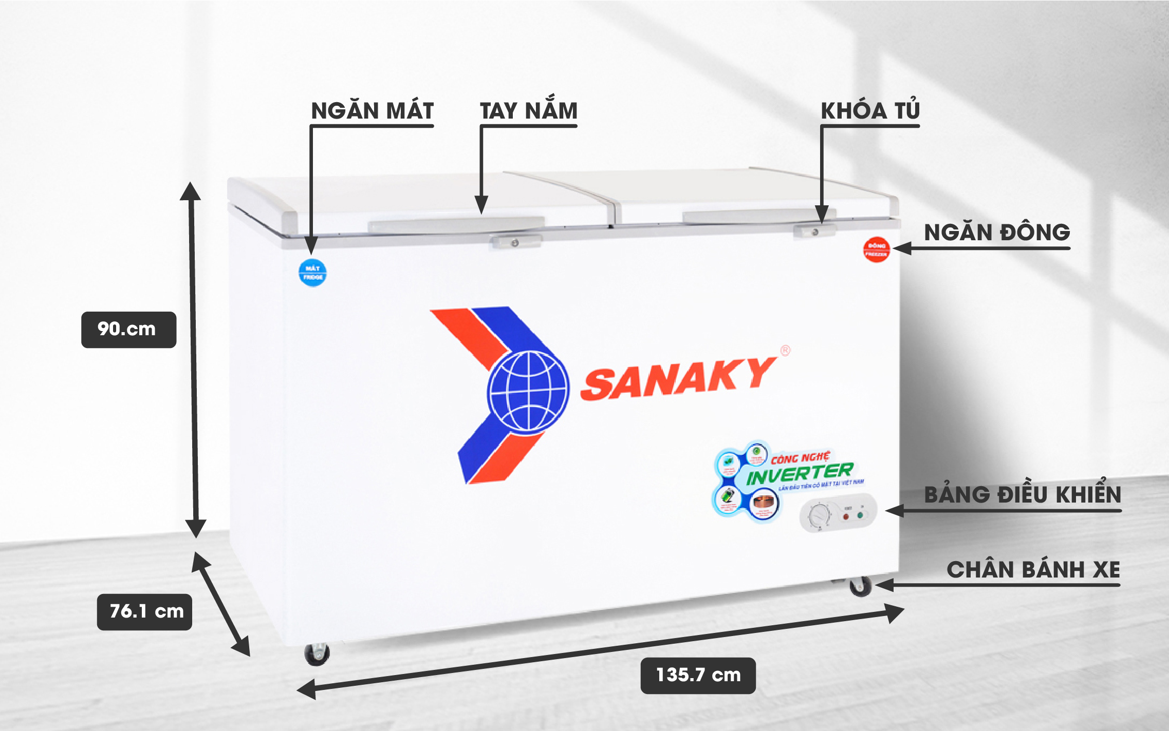 Tủ Đông Sanaky VH-5699W3