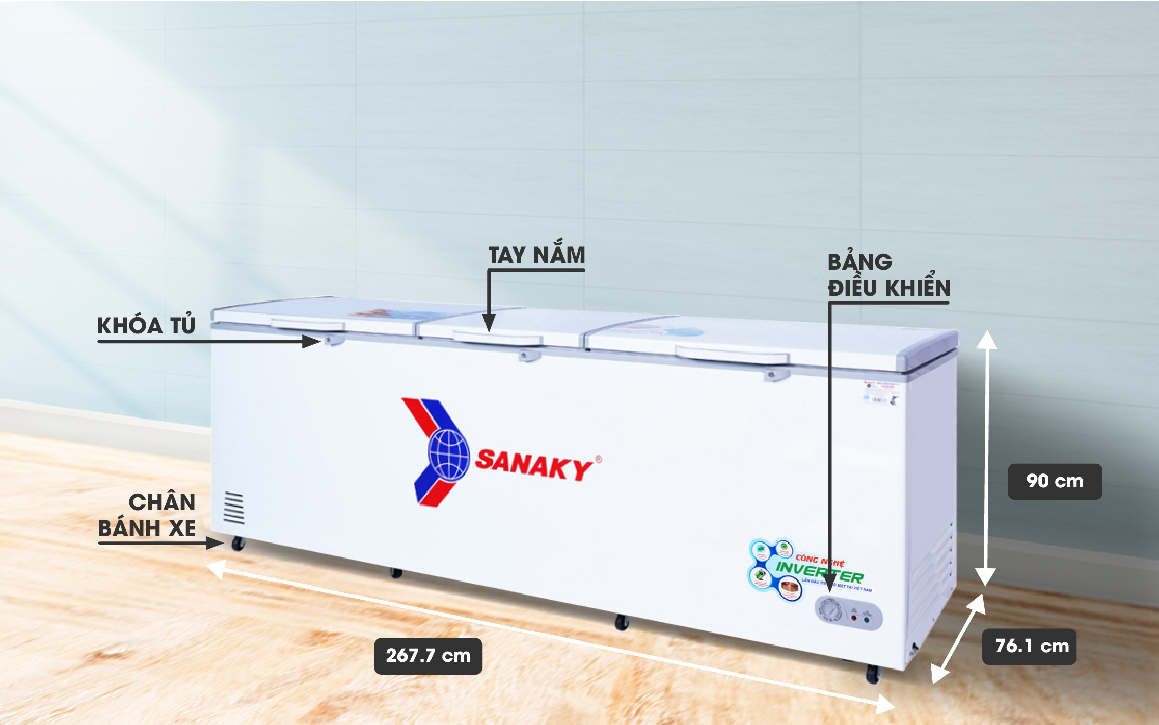 Tủ Đông Sanaky VH-1199HY3