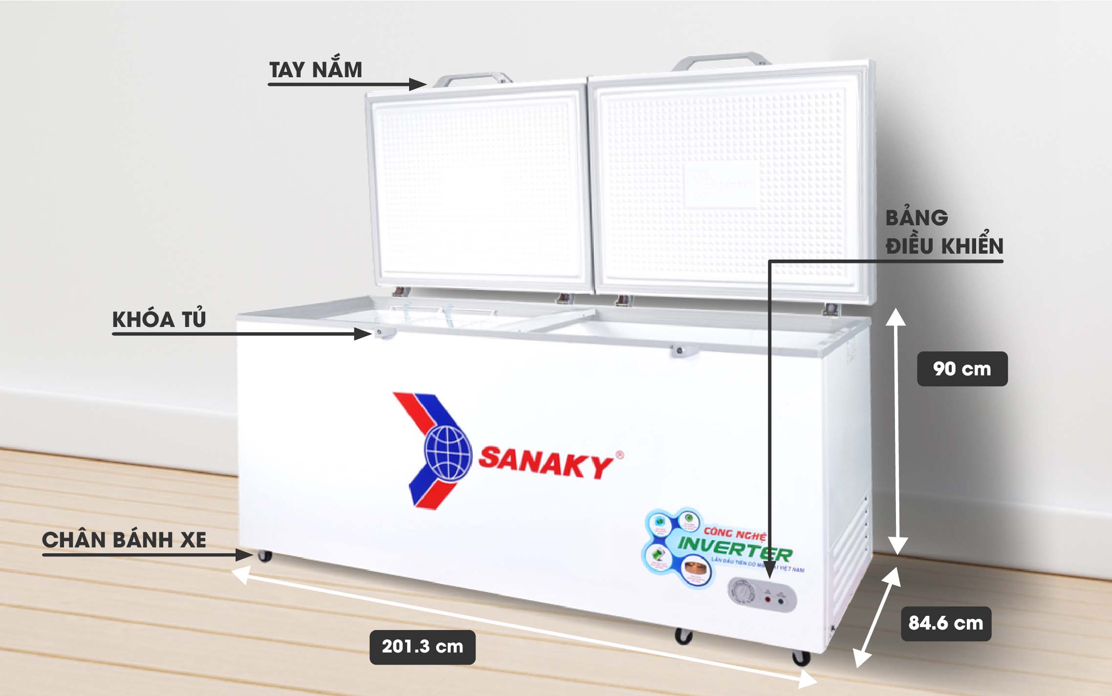 Tủ Mát Sanaky VH-8009HP