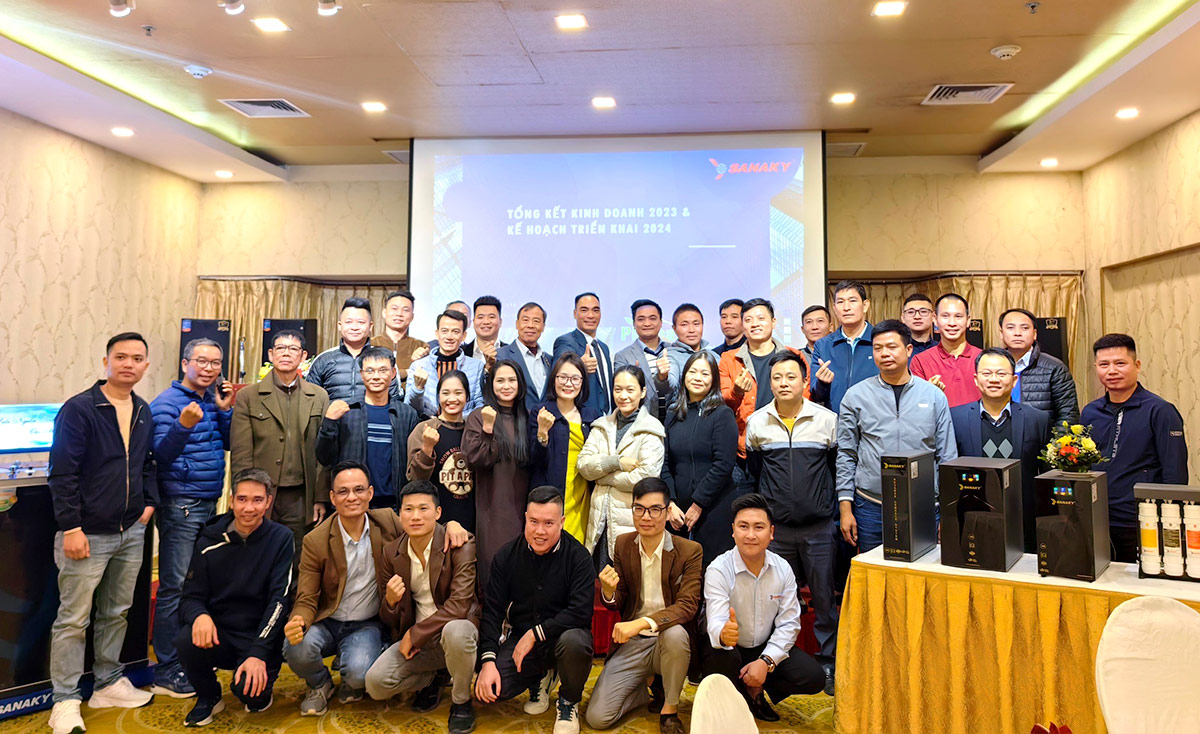 Sanaky tổ chức hội nghị "BỀN GẮN KẾT - VỮNG THÀNH CÔNG" dành cho các NPP Máy lọc nước RO