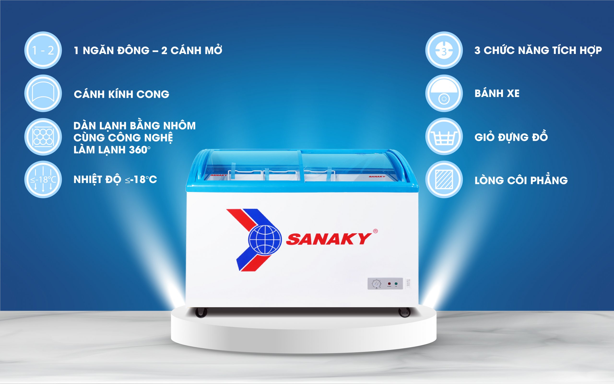 Tủ Đông Sanaky VH-382K