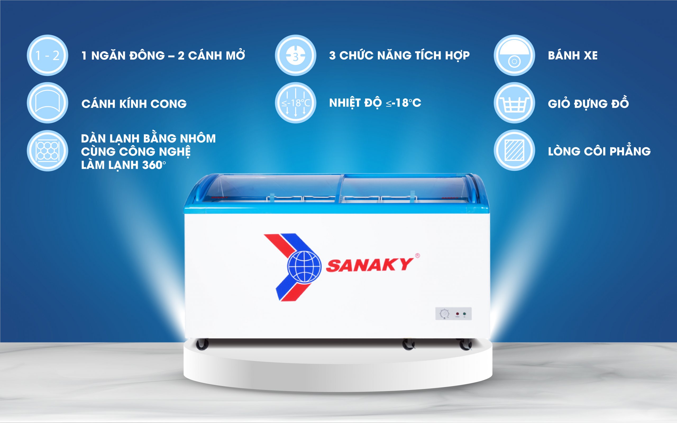 Tủ Đông Sanaky VH-682K