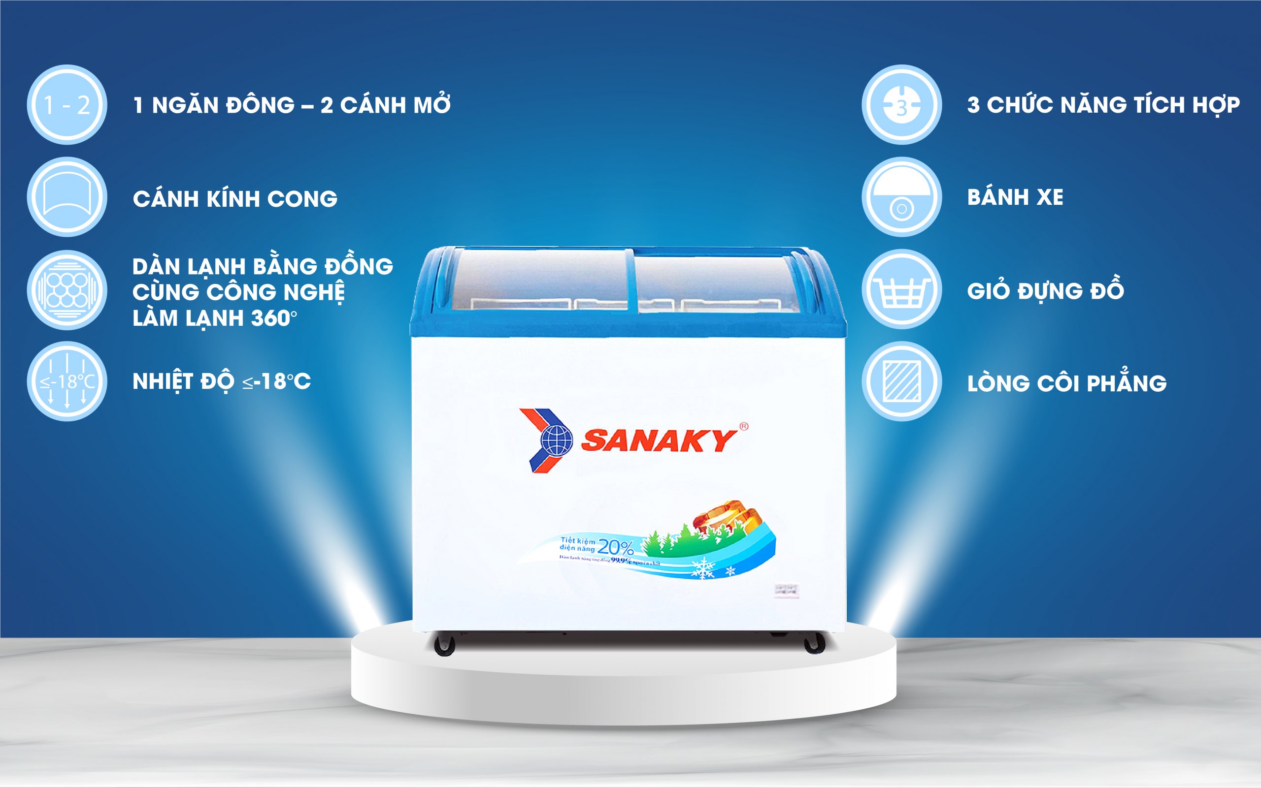 Tủ Đông Sanaky VH-2899K