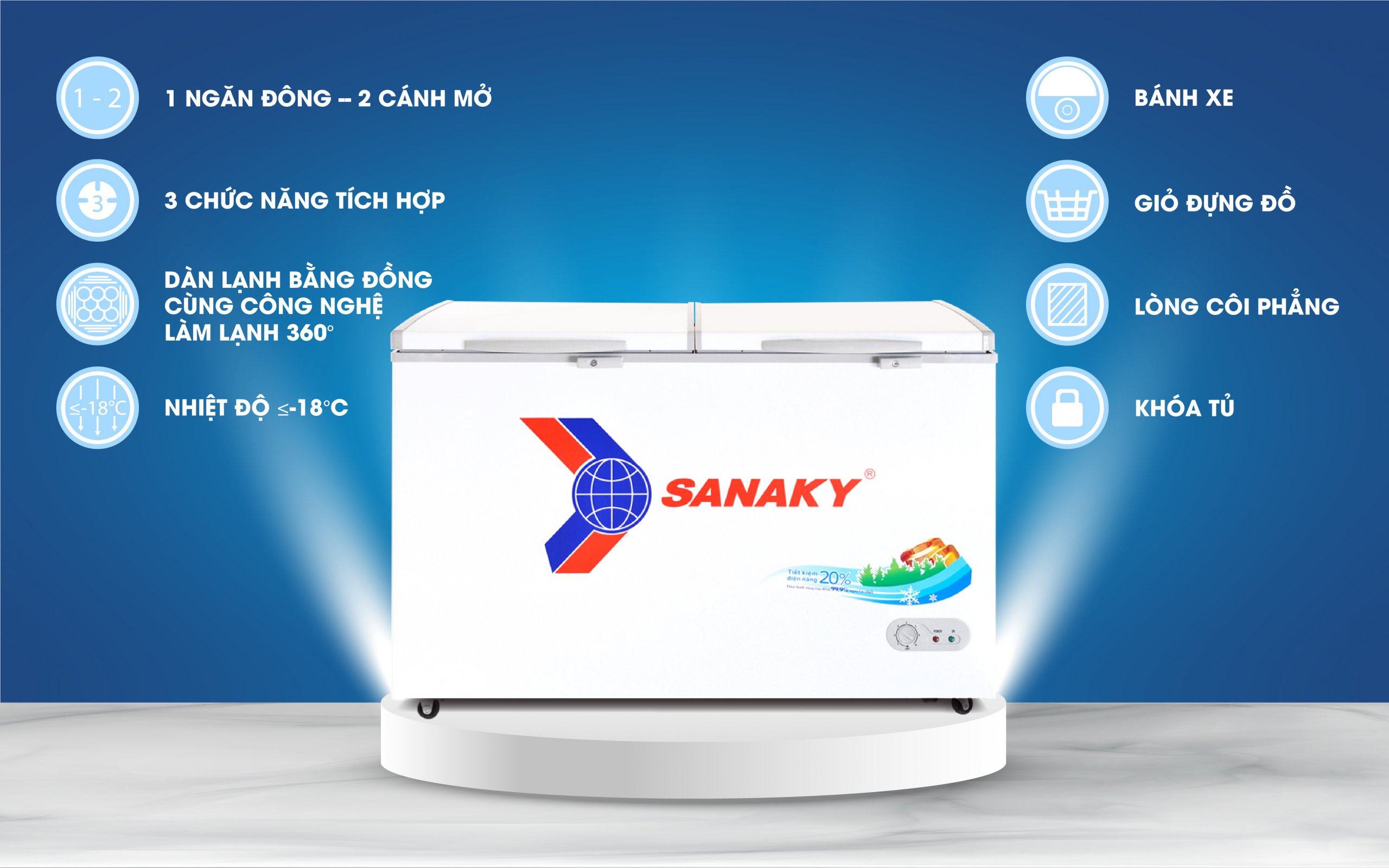 Tủ Đông Sanaky VH-5699HY