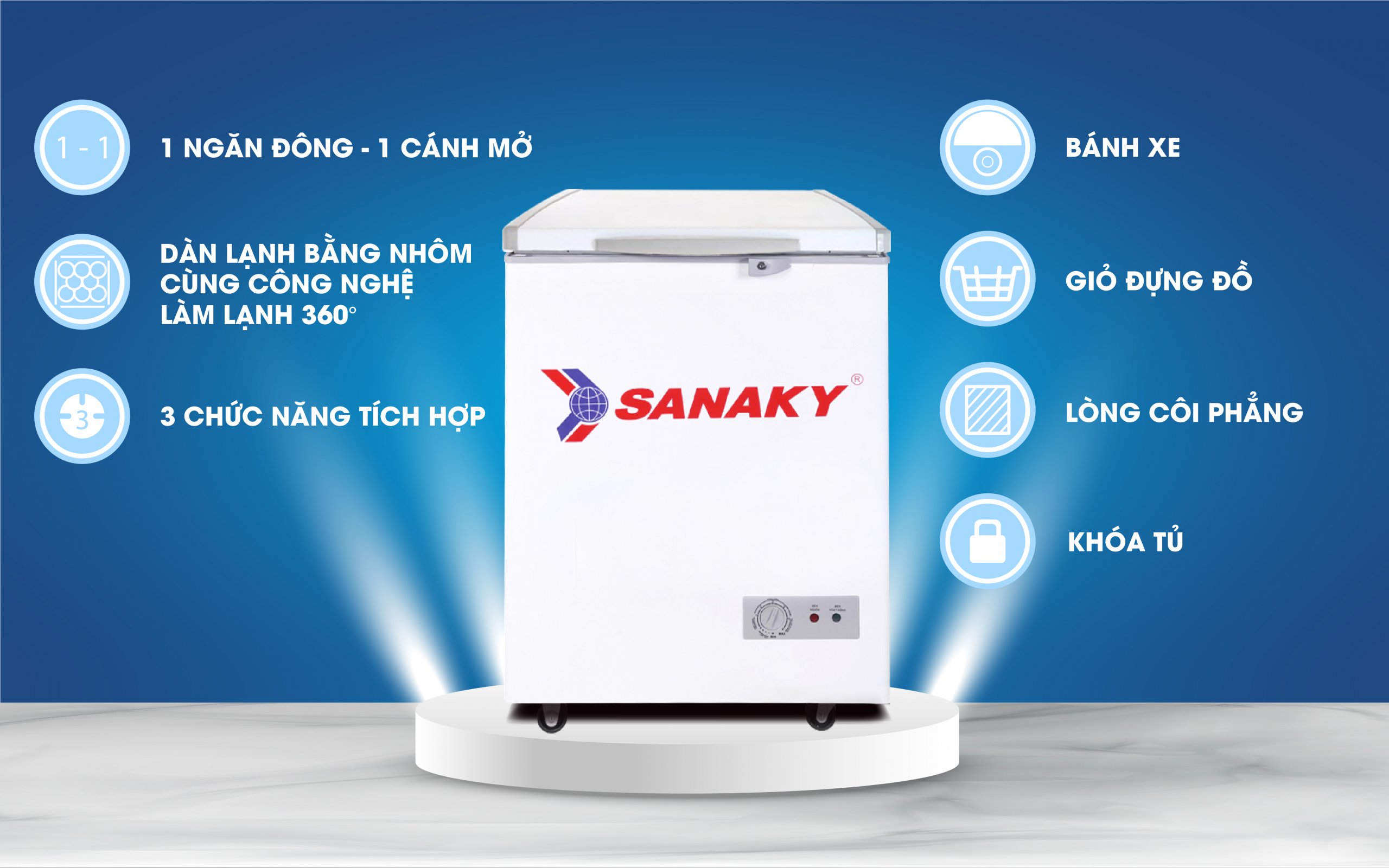 Tủ Đông Sanaky VH-482KB