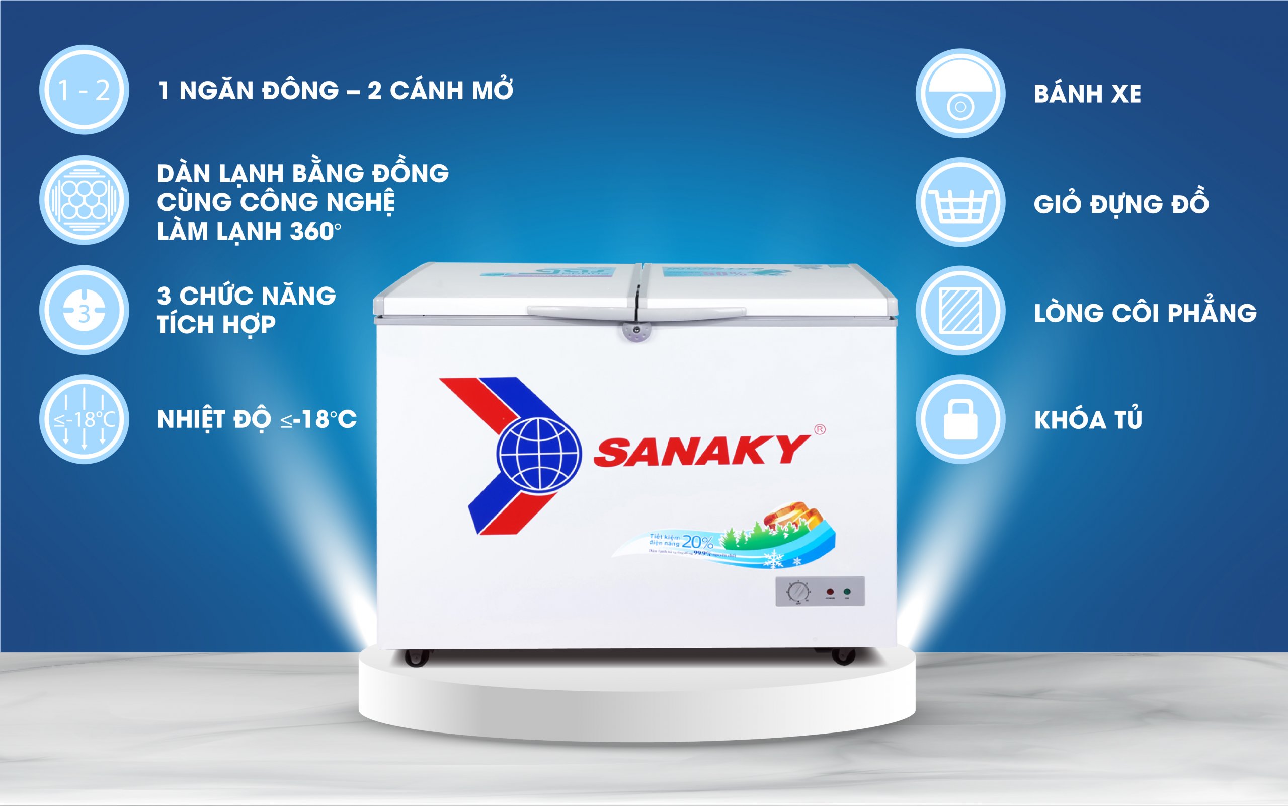 Tủ Đông Sanaky VH-2899A1