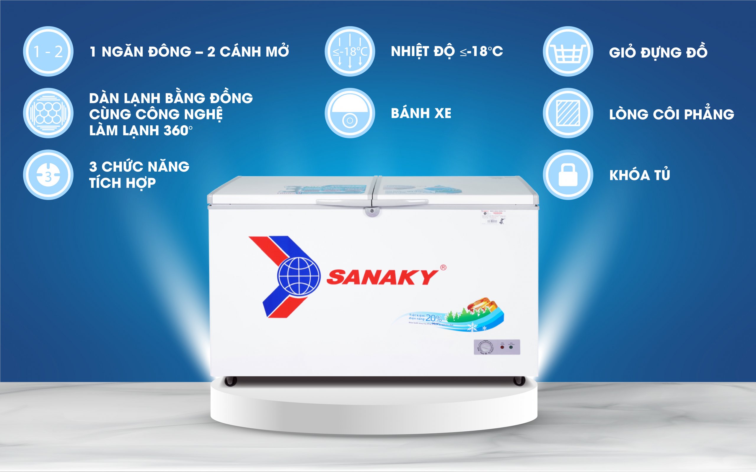 Tủ Đông Sanaky VH-3699A1