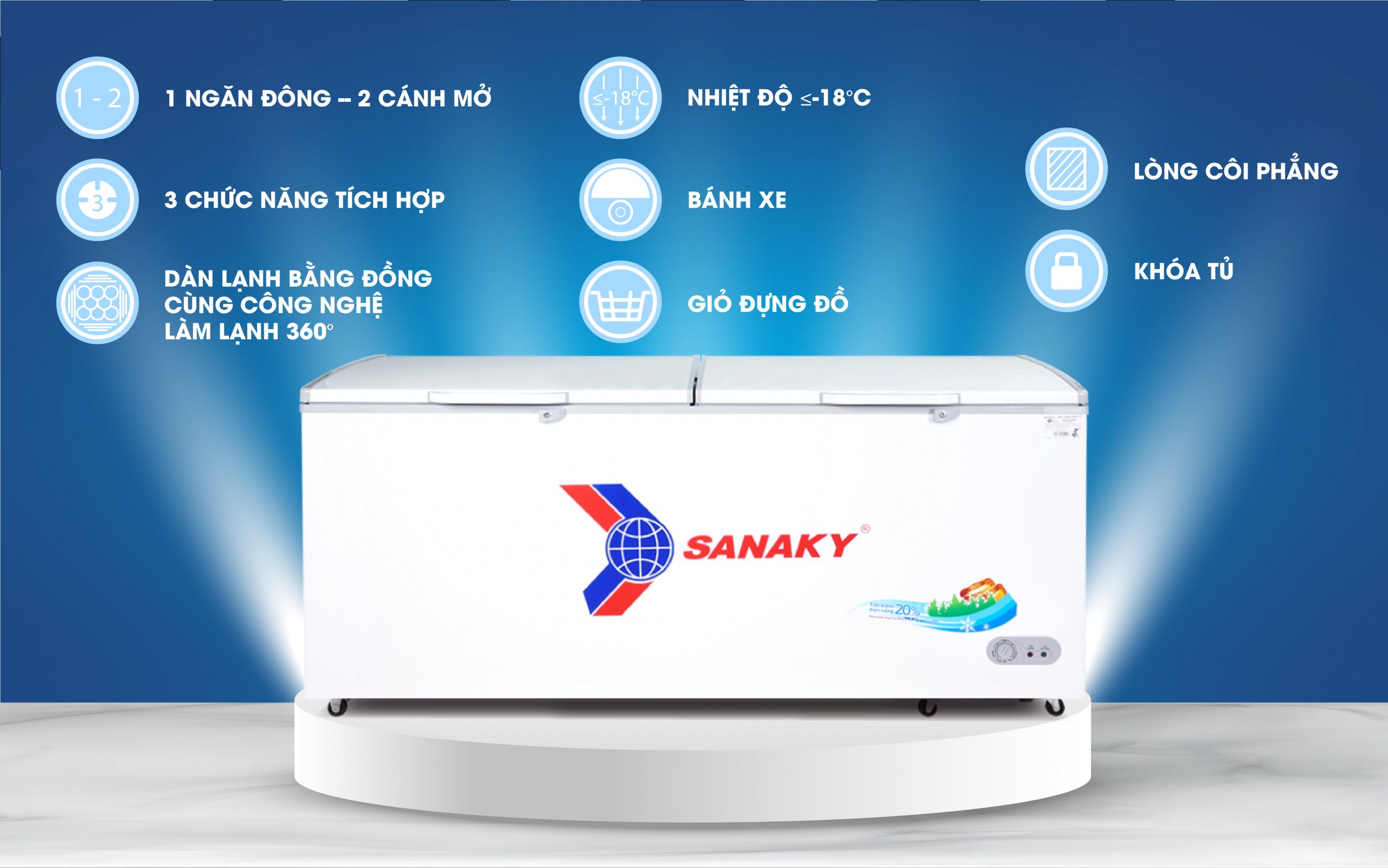 Tủ Đông Sanaky VH-8699HY