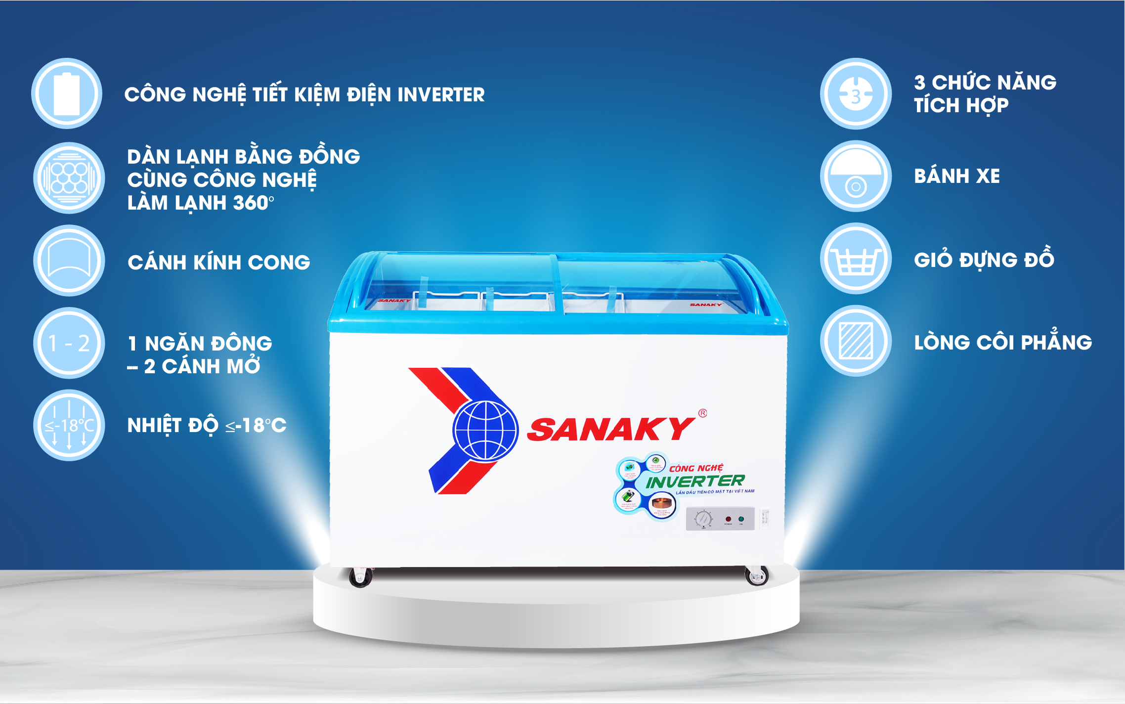 Tủ Đông Sanaky VH-3899K3