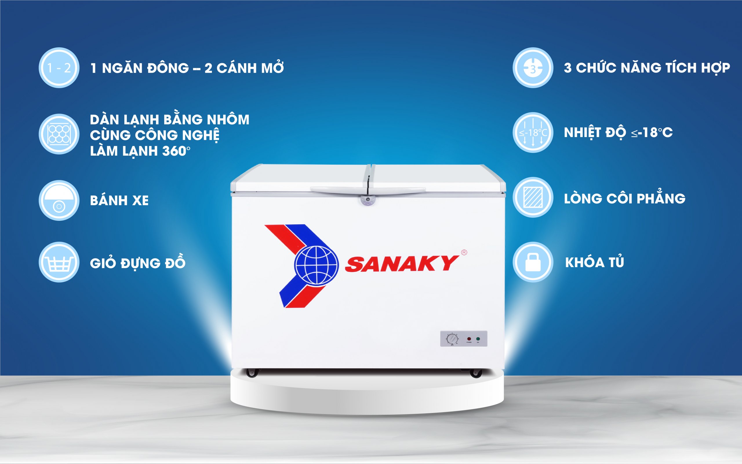 Tủ Đông Sanaky VH-285A2