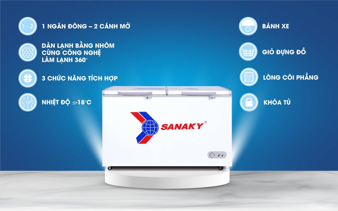 Tủ Đông Sanaky VH-568HY2