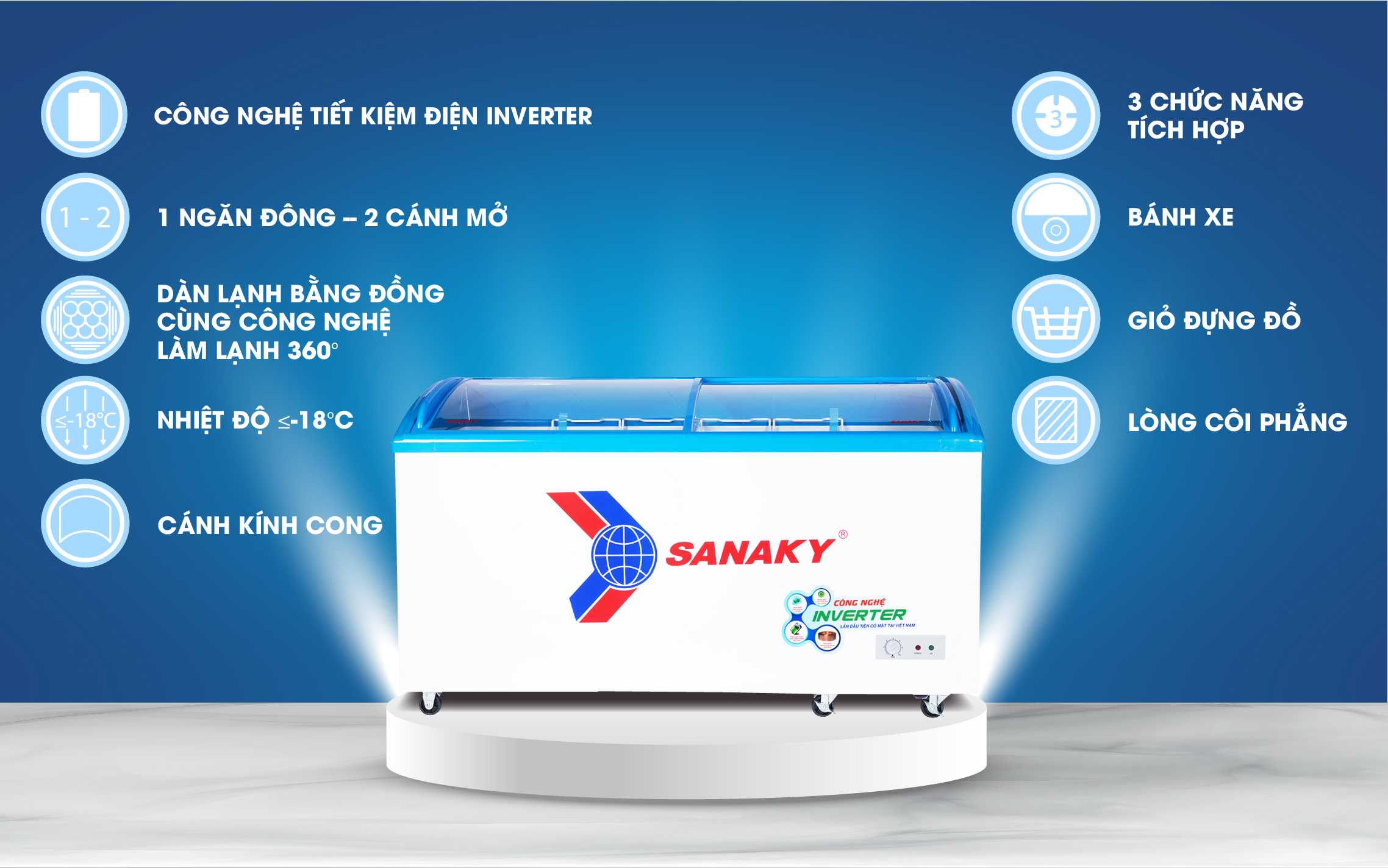 Tủ Đông Sanaky VH-6899K3
