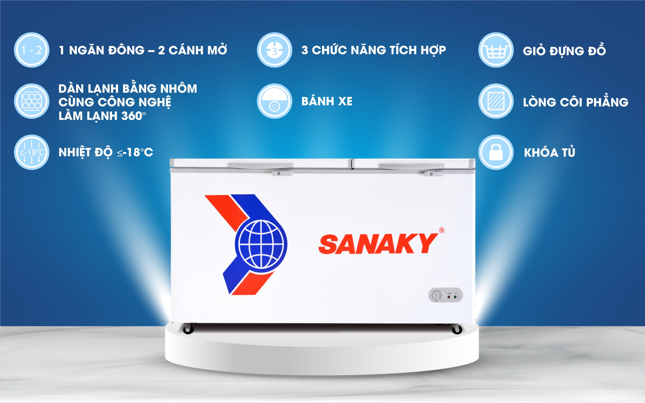 Tủ Đông Sanaky VH-668HY2