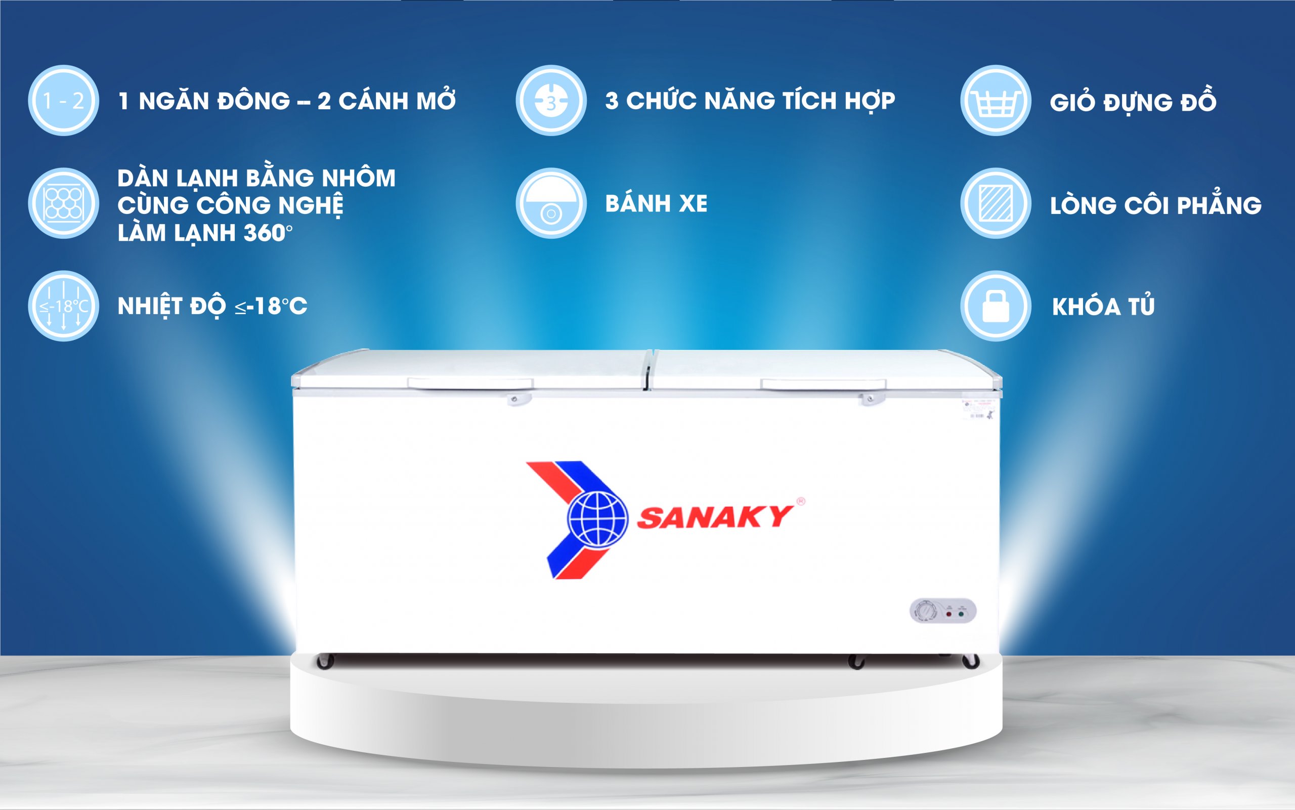Tủ Đông Sanaky VH-868HY2