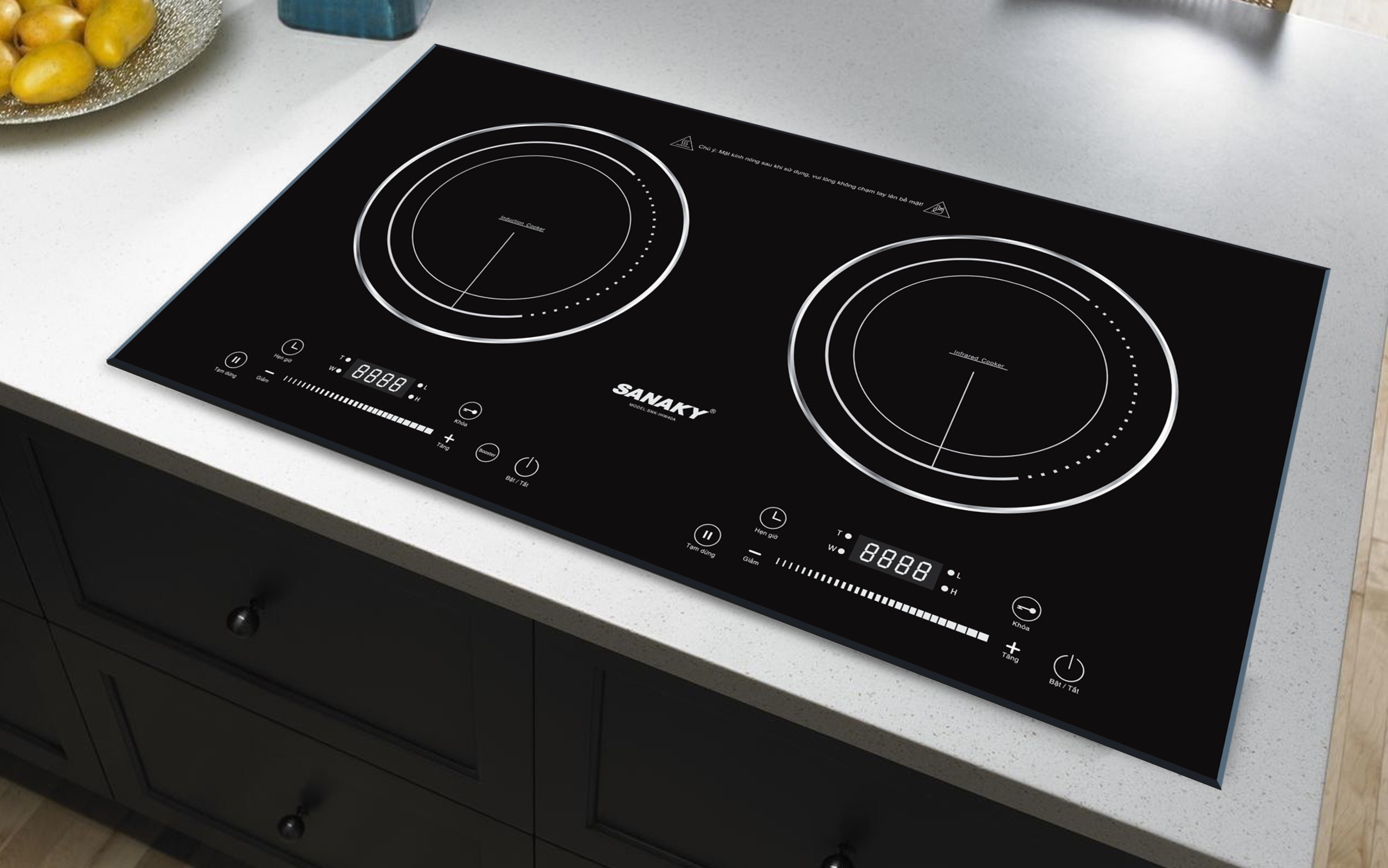 Bếp Từ - Hồng Ngoại Sanaky SNK-IHW40A
