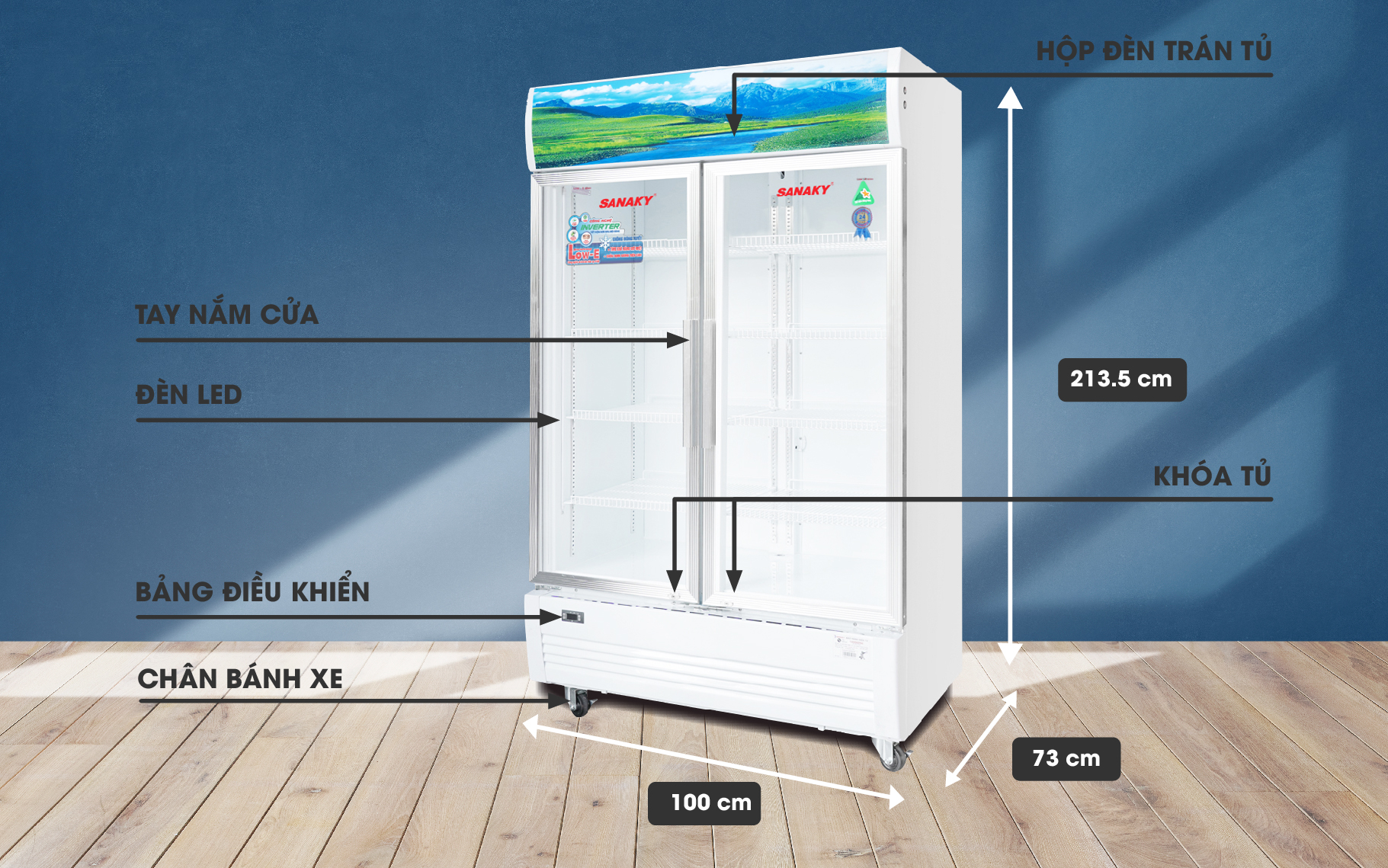 Tủ Mát Sanaky VH-1009HP3