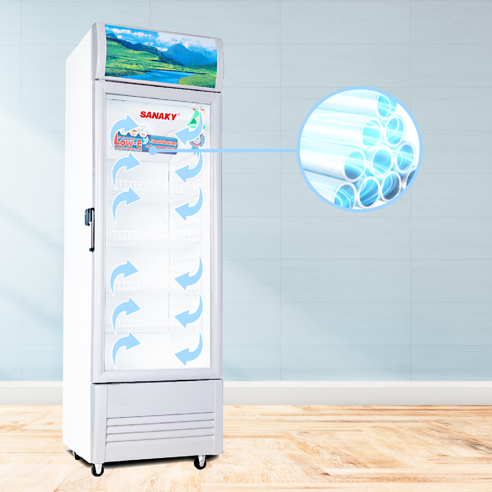 Tủ Mát Sanaky VH-168KL
