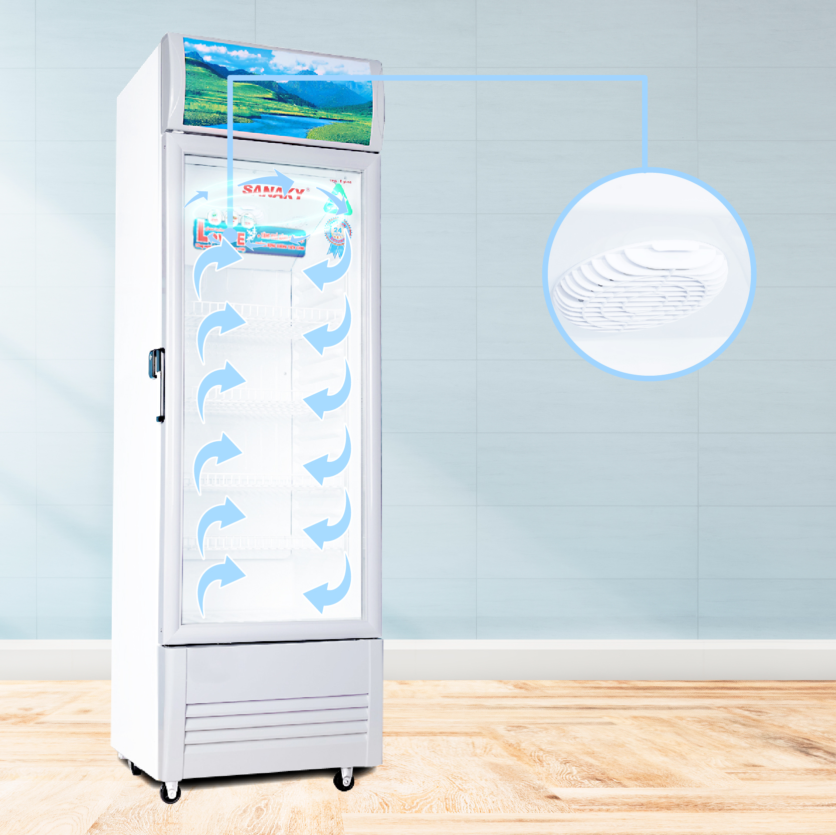 Tủ Mát Sanaky VH-168KL
