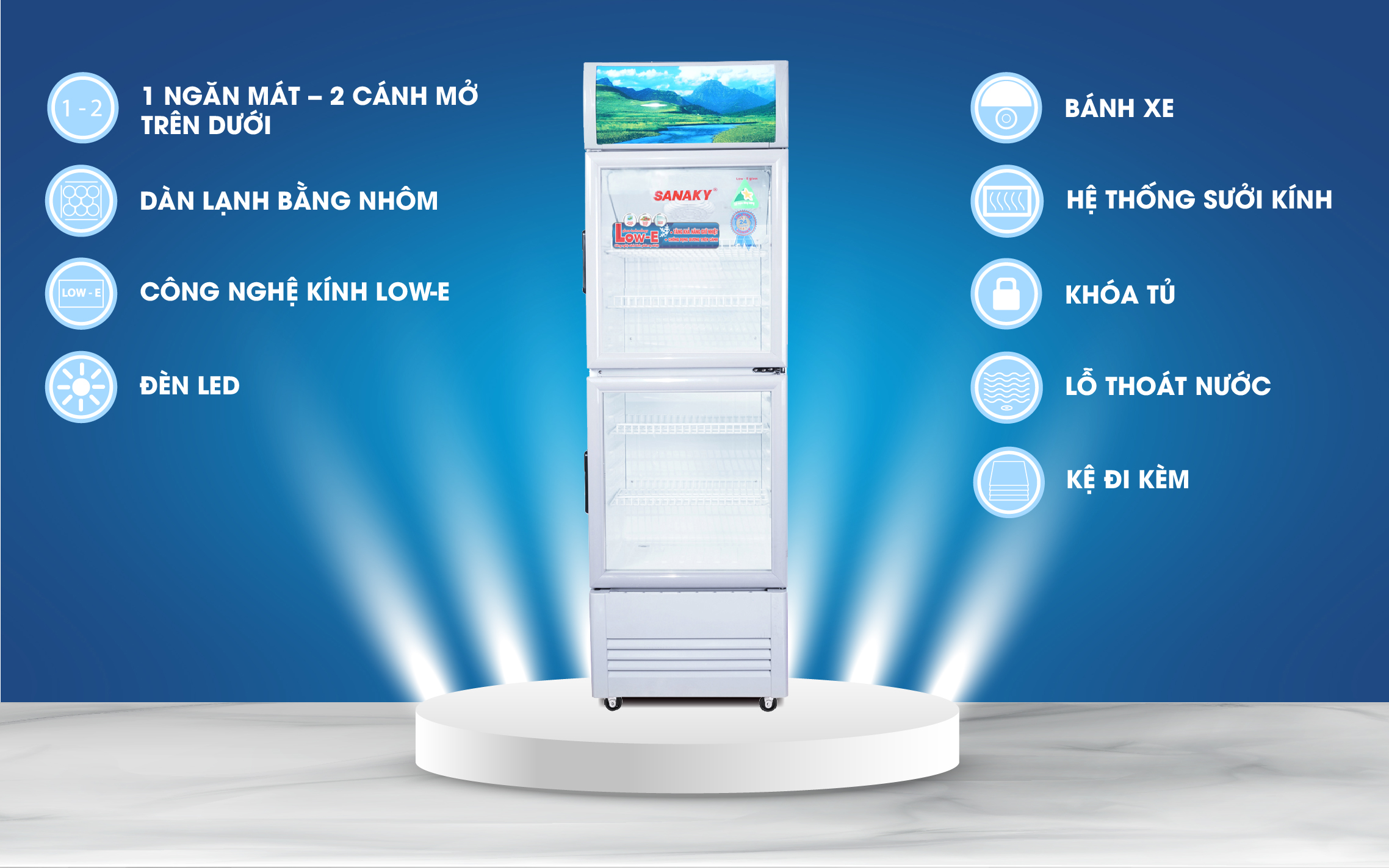Tủ Mát Sanaky VH-408WL