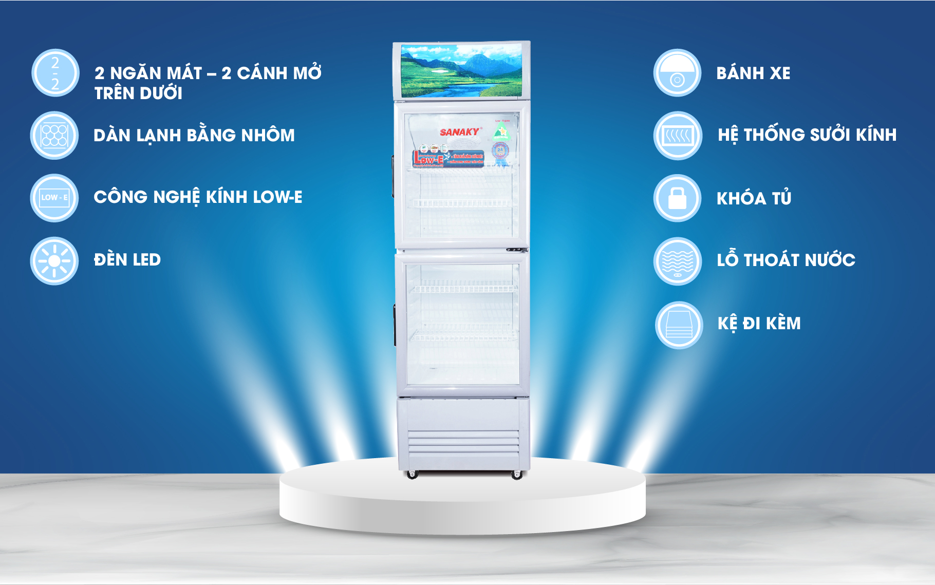 Tủ Mát Sanaky VH-408WL
