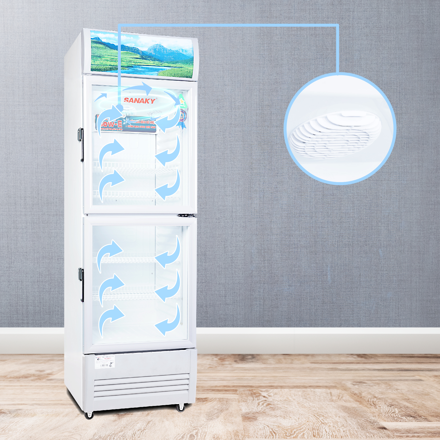 Tủ Mát Sanaky VH-408WL