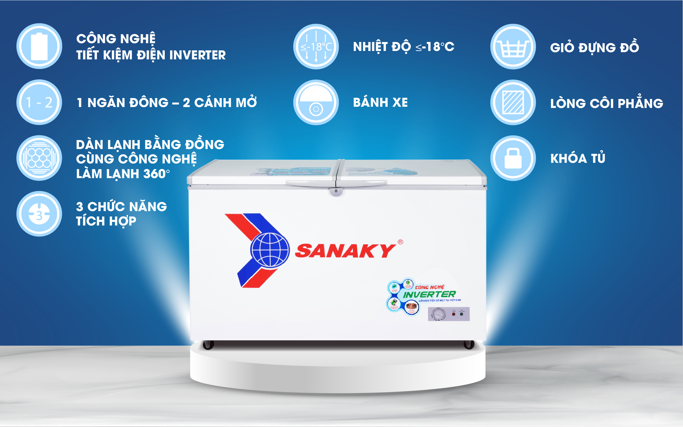 Tủ Đông Sanaky VH-4099A3