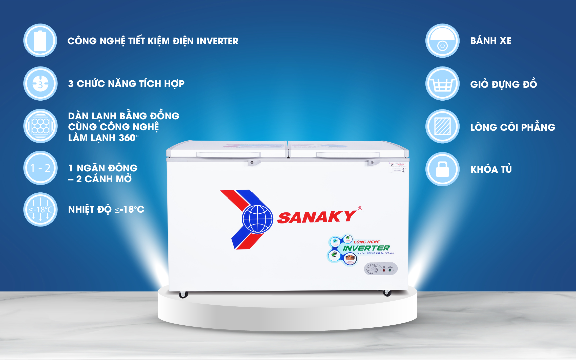 Tủ Đông Sanaky VH-5699HY3